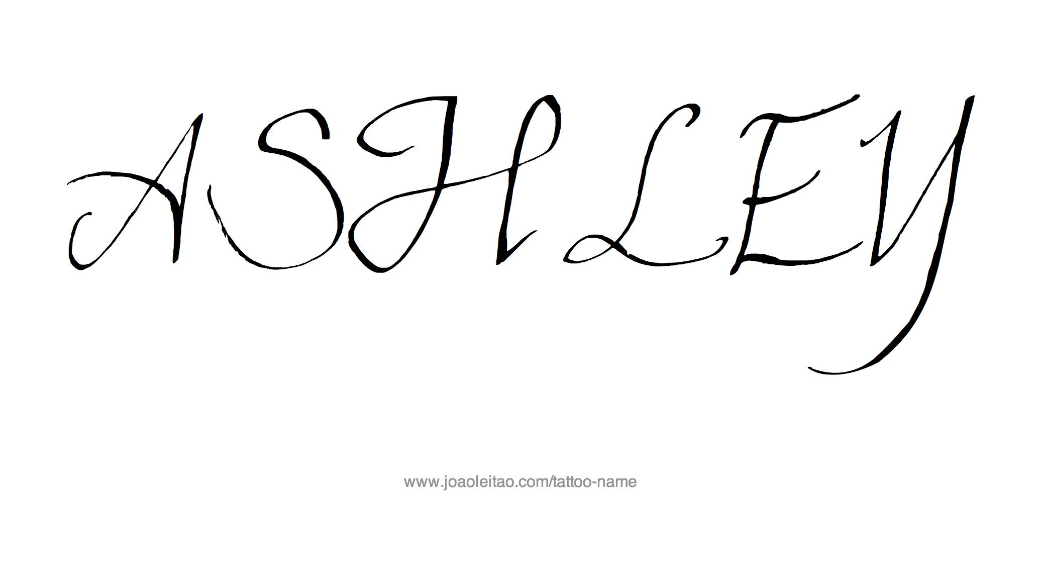 Tattoo Design Name Ashley 