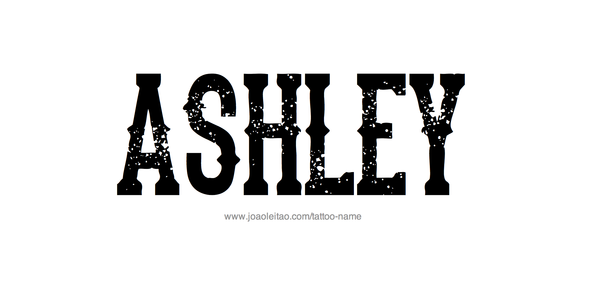 Tattoo Design Name Ashley 