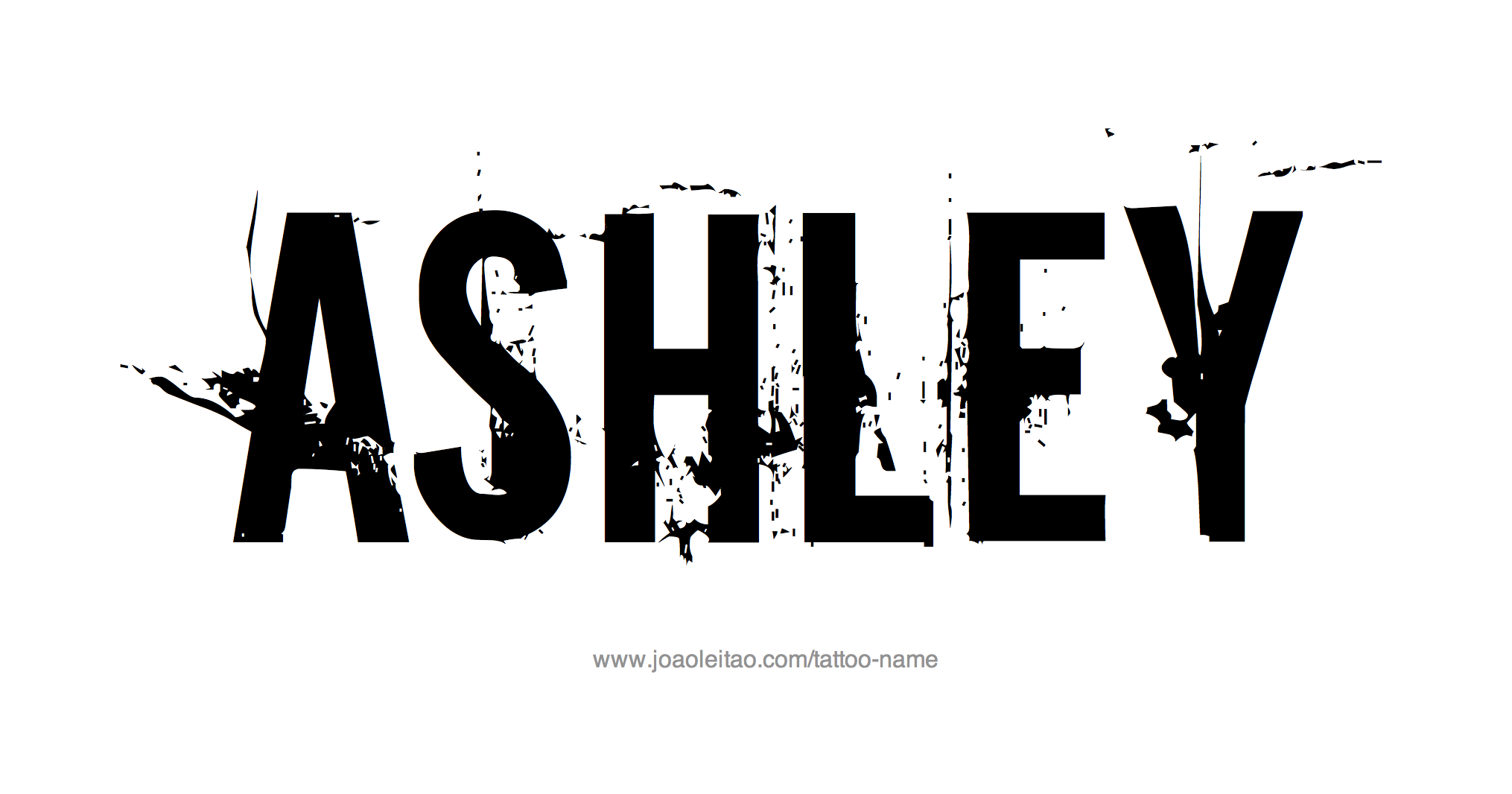 Tattoo Design Name Ashley 