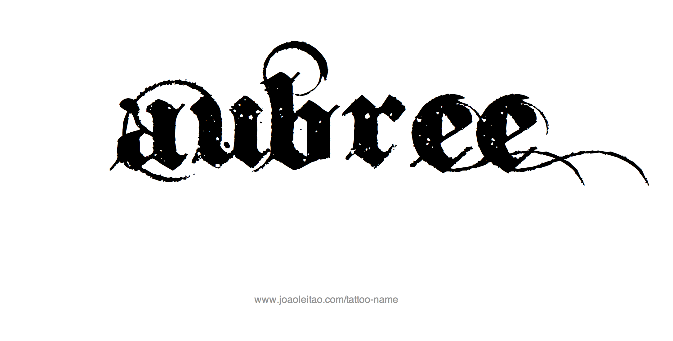 Tattoo Design Name Aubree 