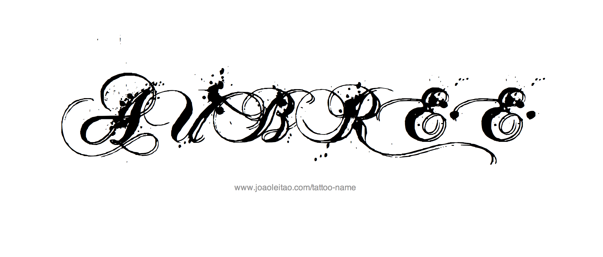 Tattoo Design Name Aubree 