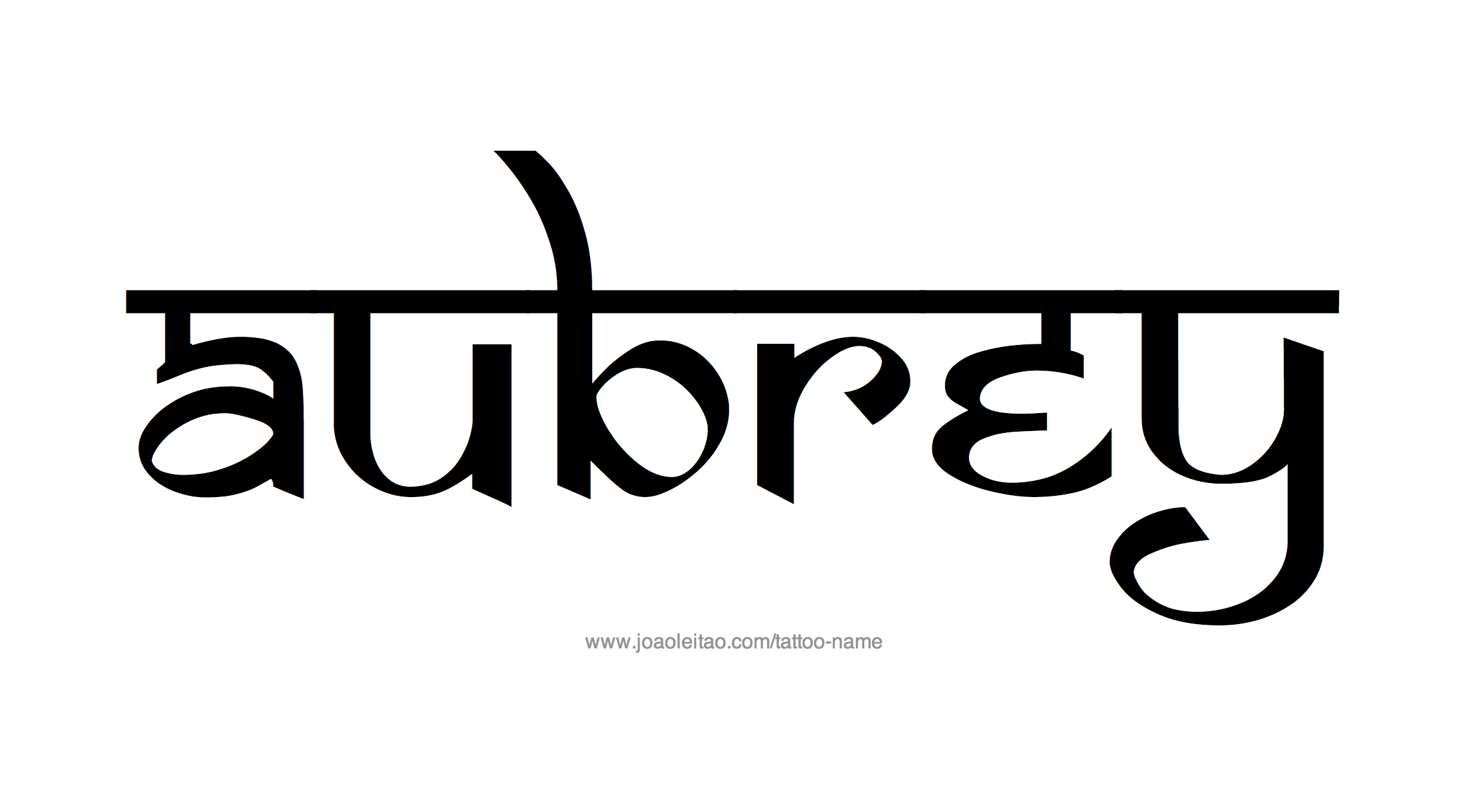 Tattoo Design Name Aubrey 