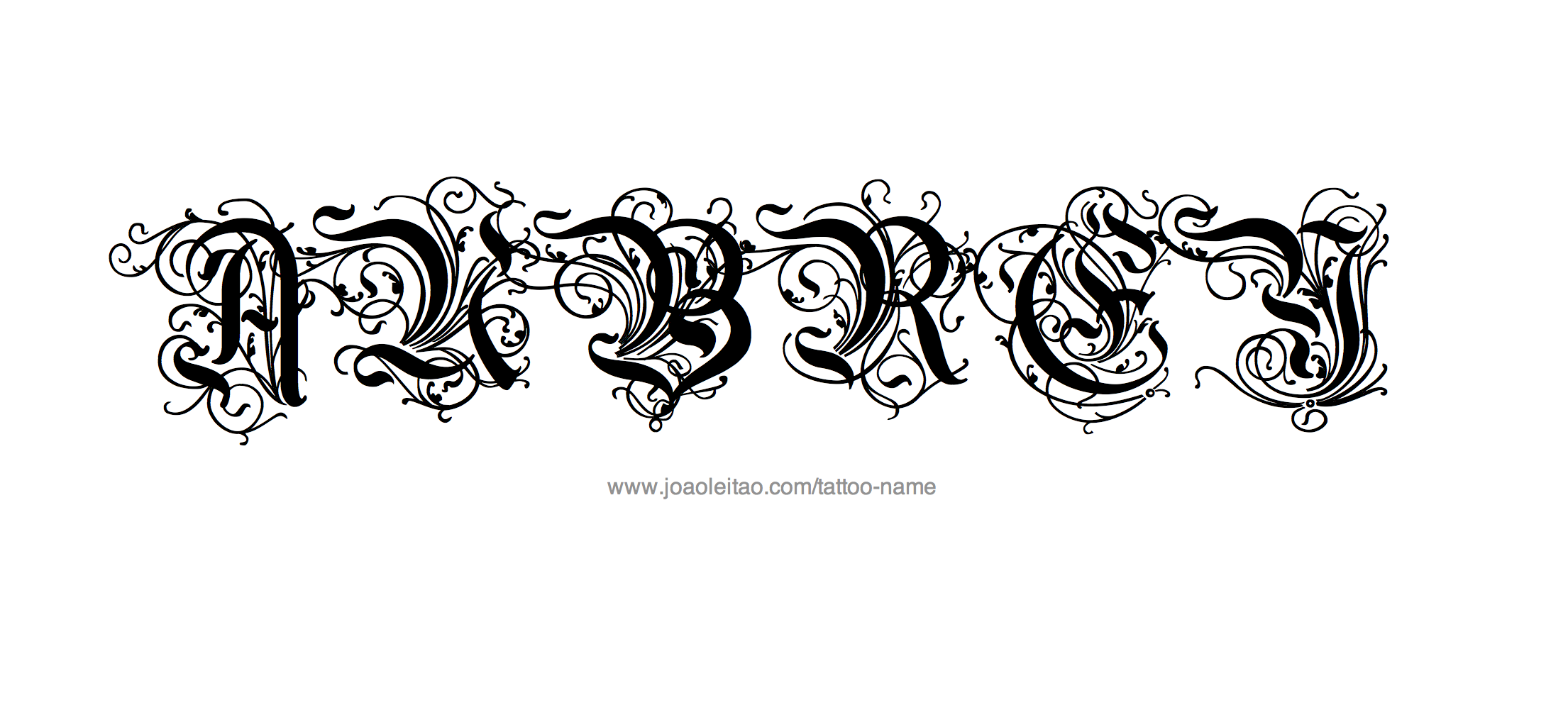 Tattoo Design Name Aubrey 