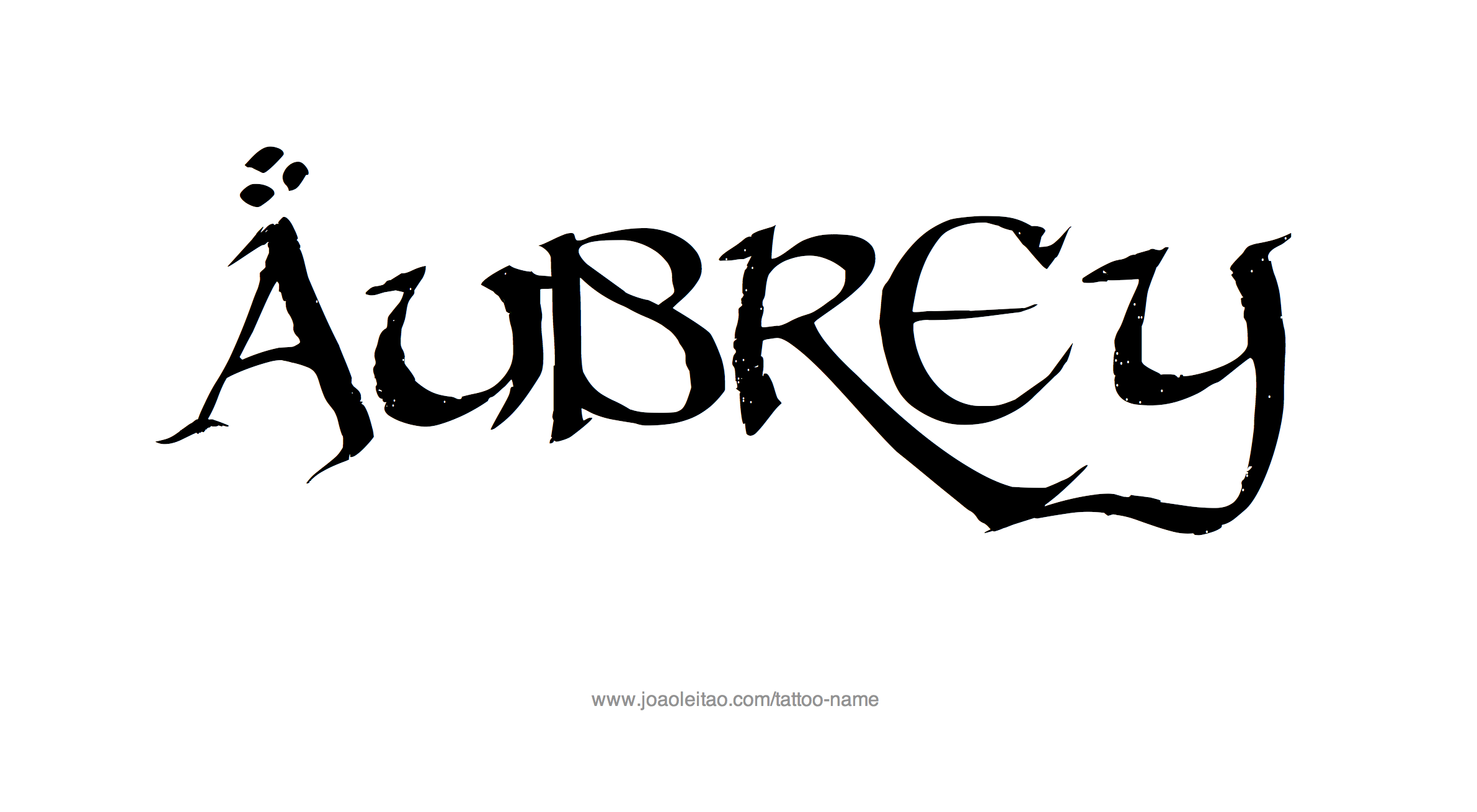 Tattoo Design Name Aubrey 