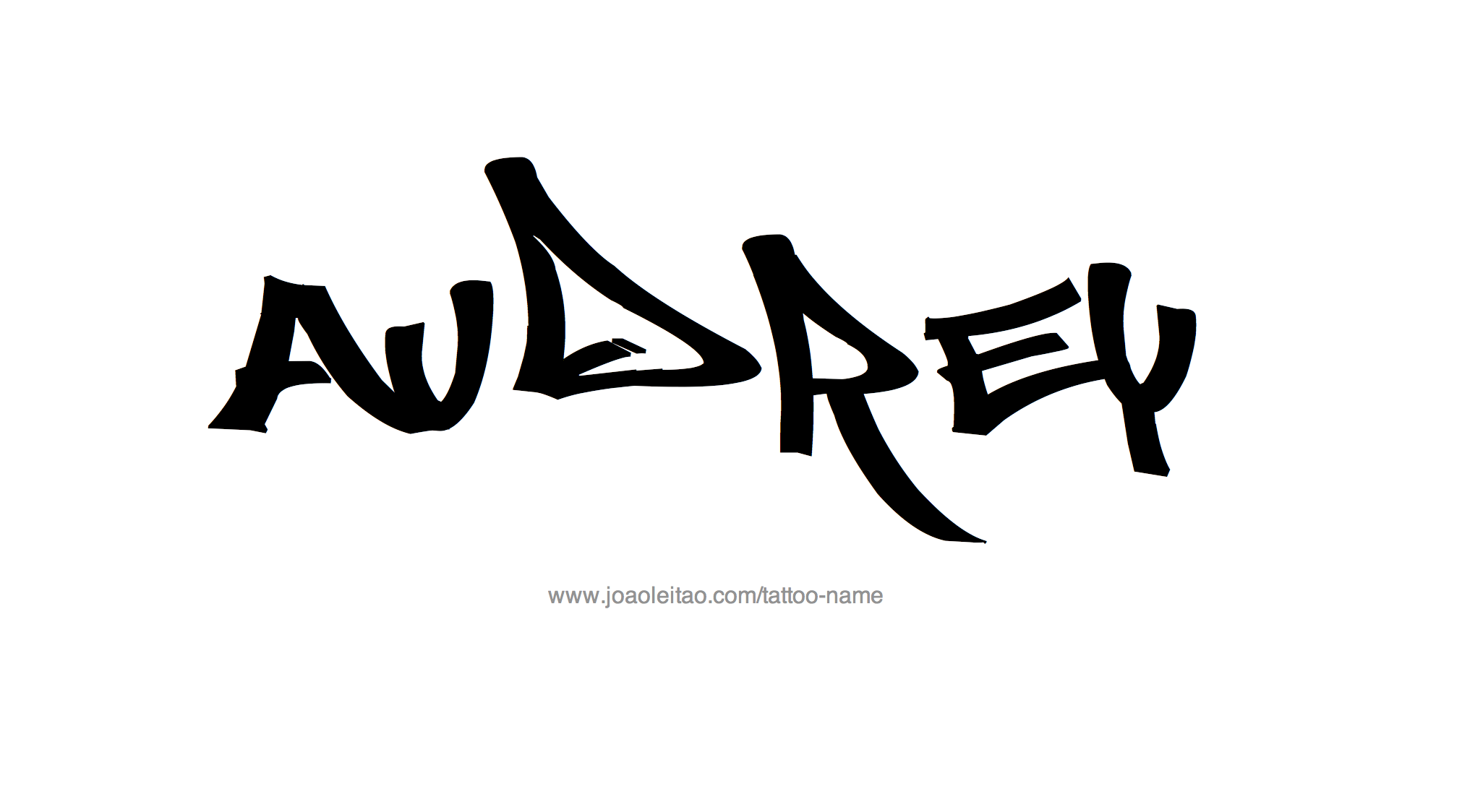 Tattoo Design Name Audrey 