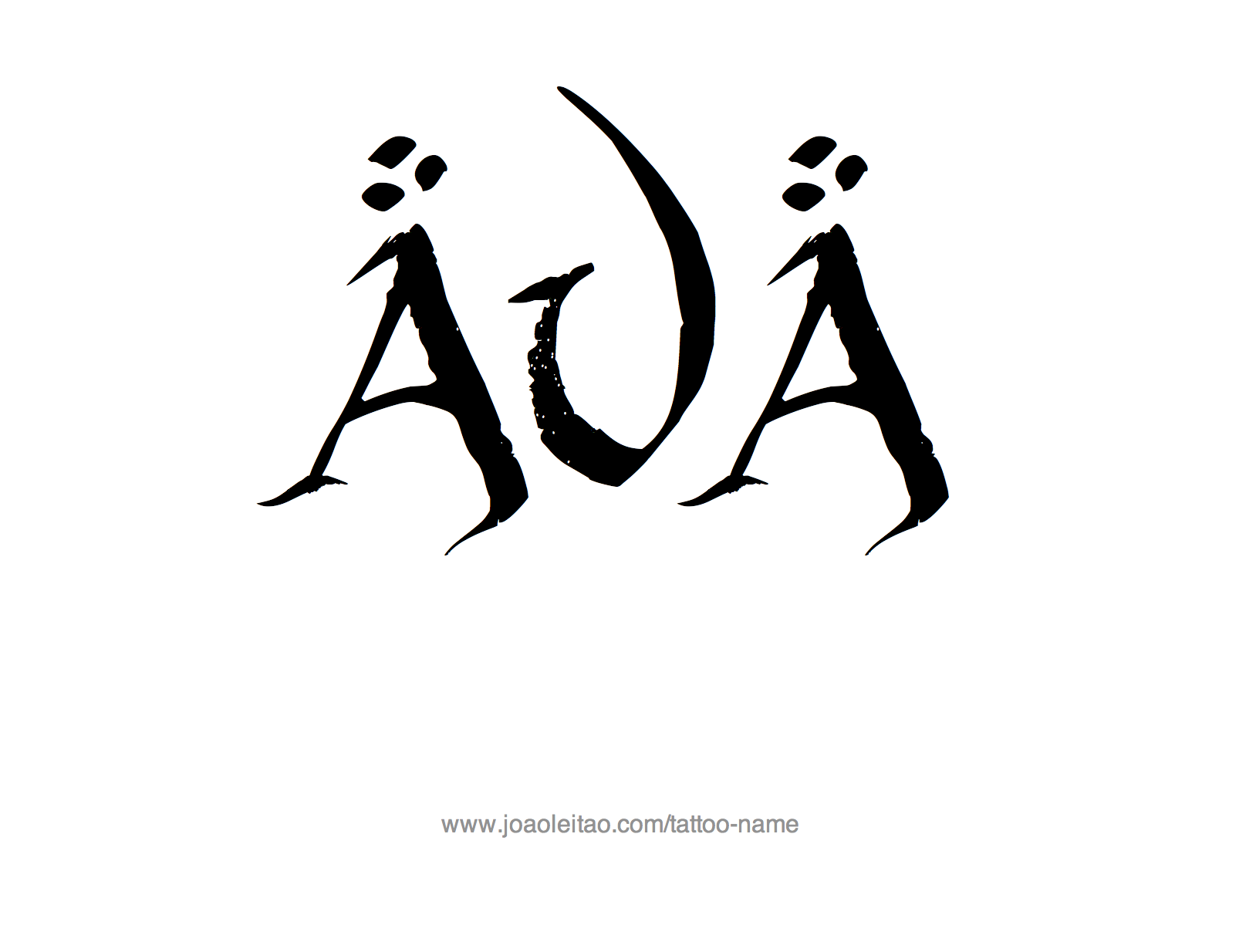 Tattoo Design Name Ava 