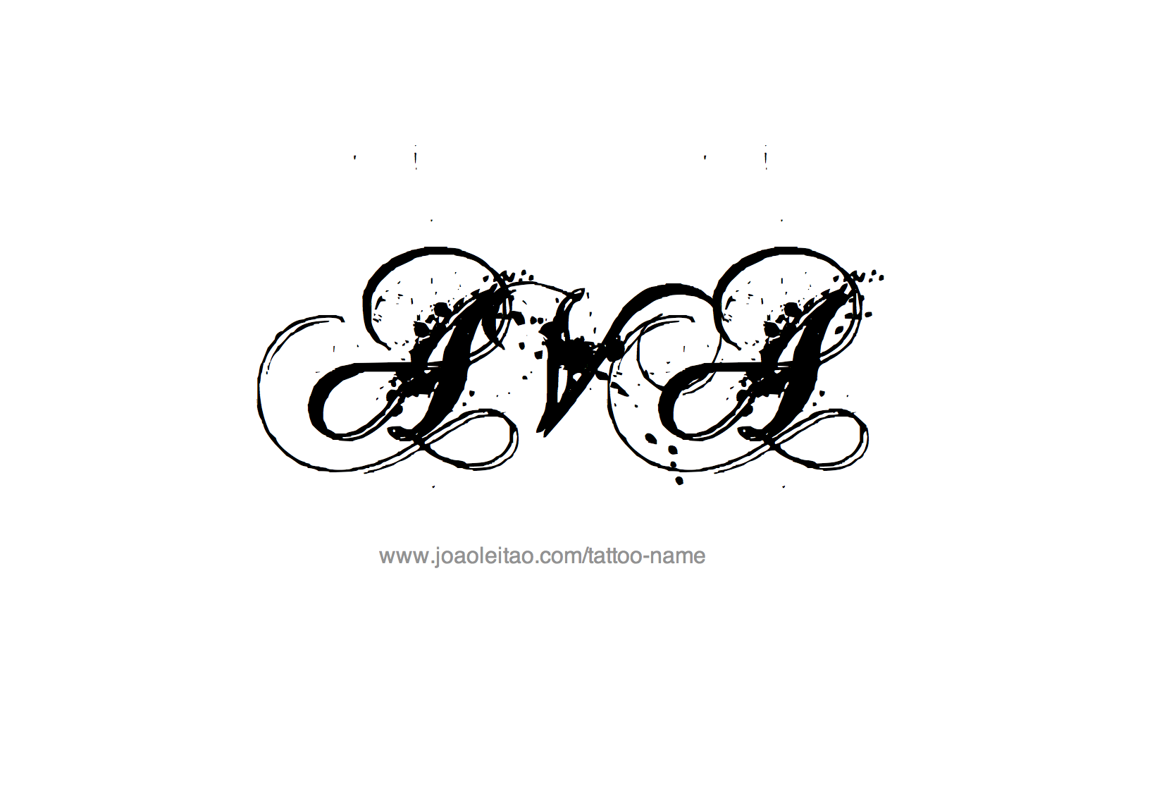 Tattoo Design Name Ava 