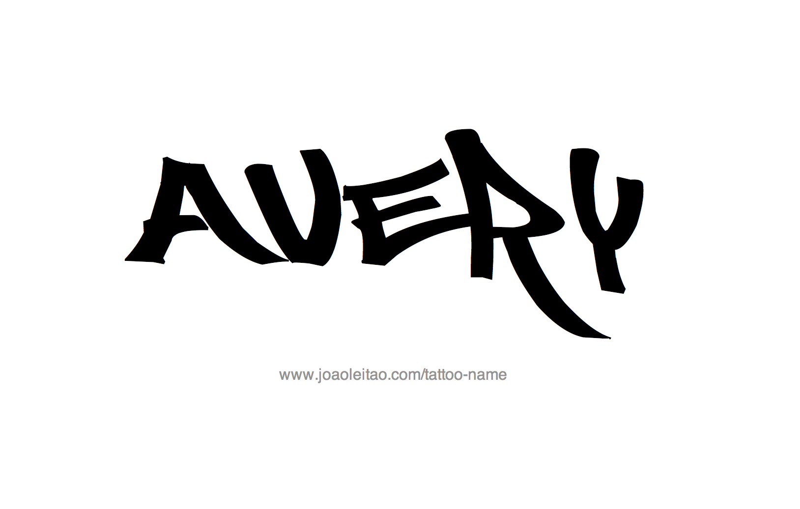 Tattoo Design Name Avery 