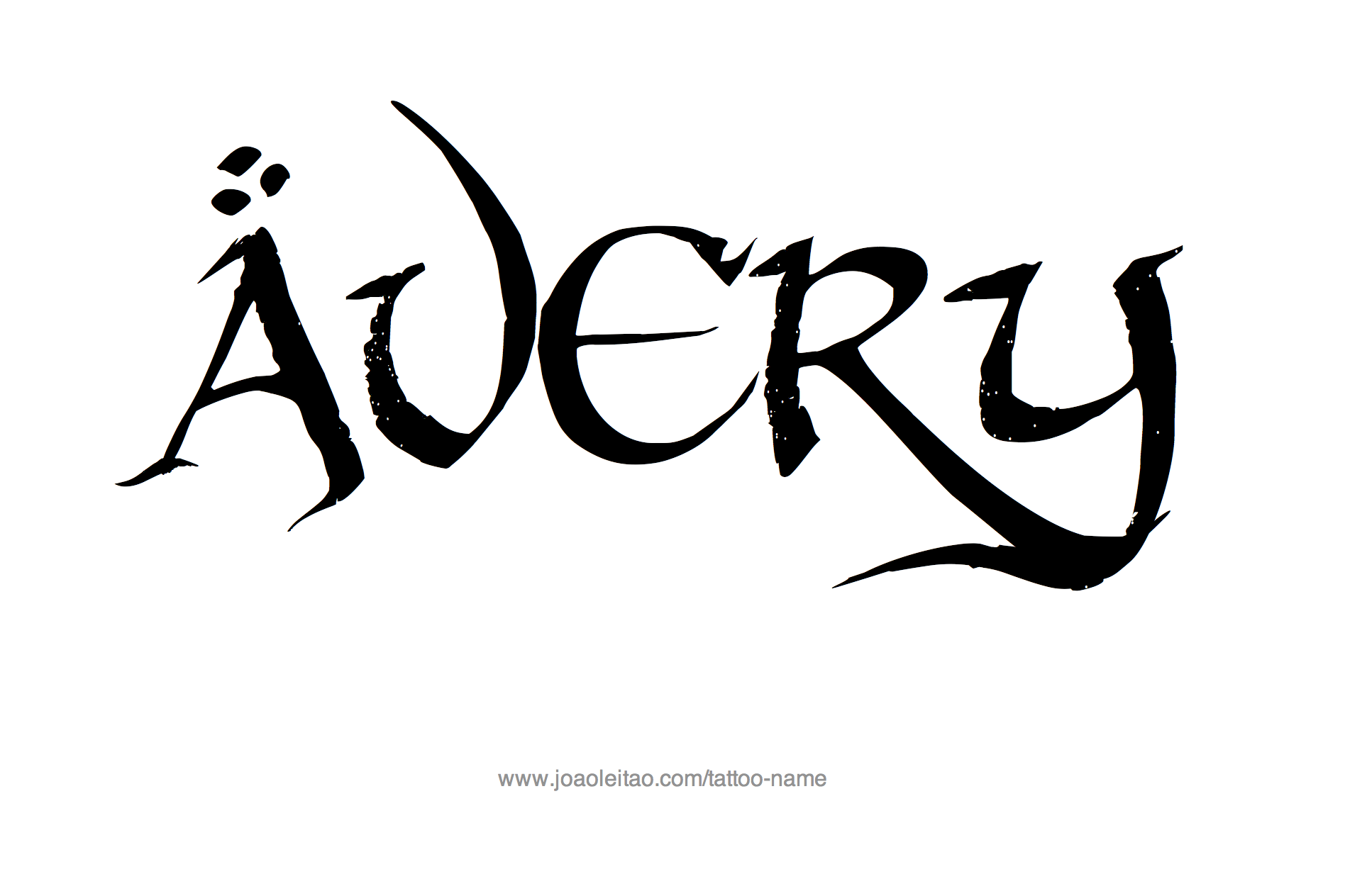 Tattoo Design Name Avery 