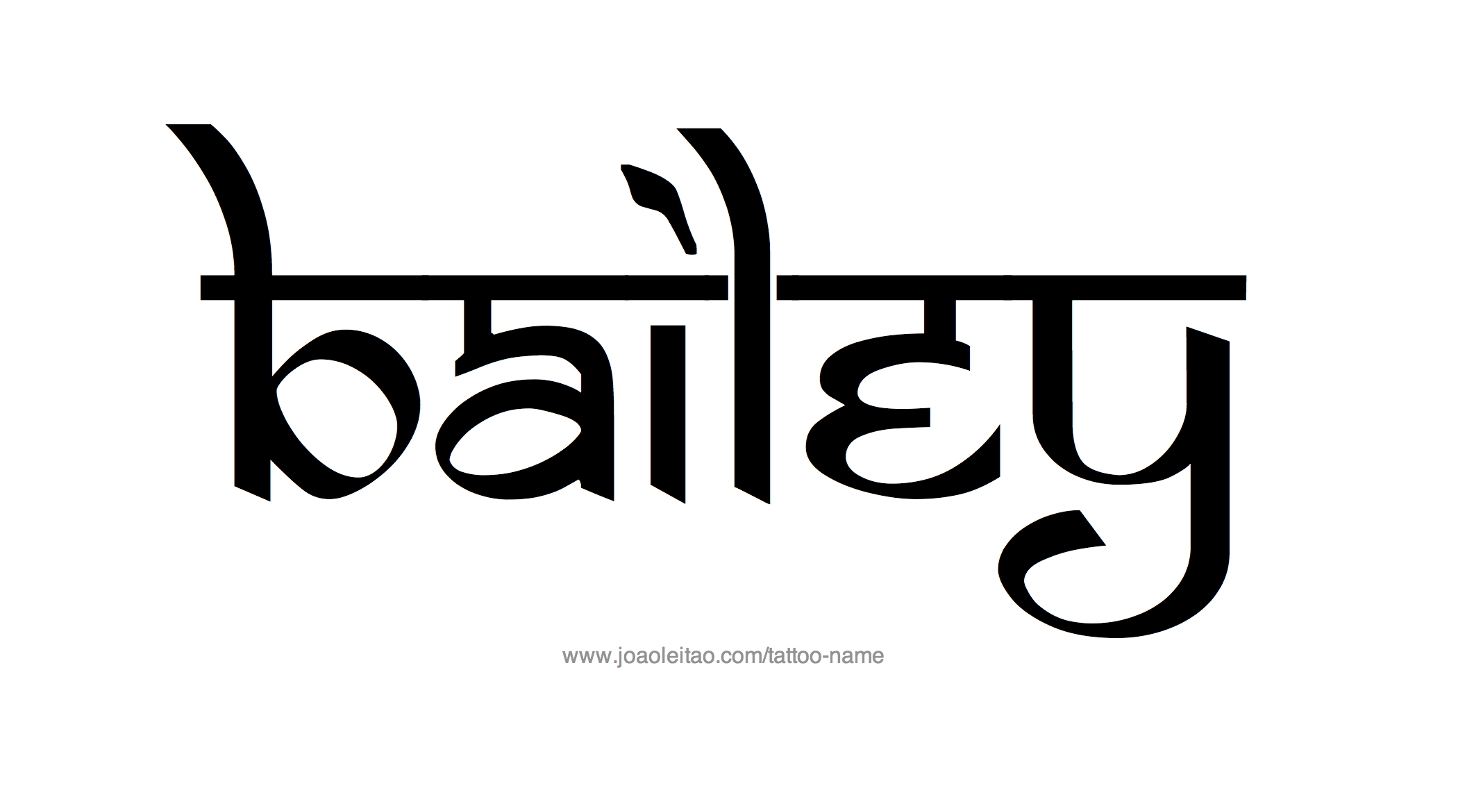 Tattoo Design Name Bailey 