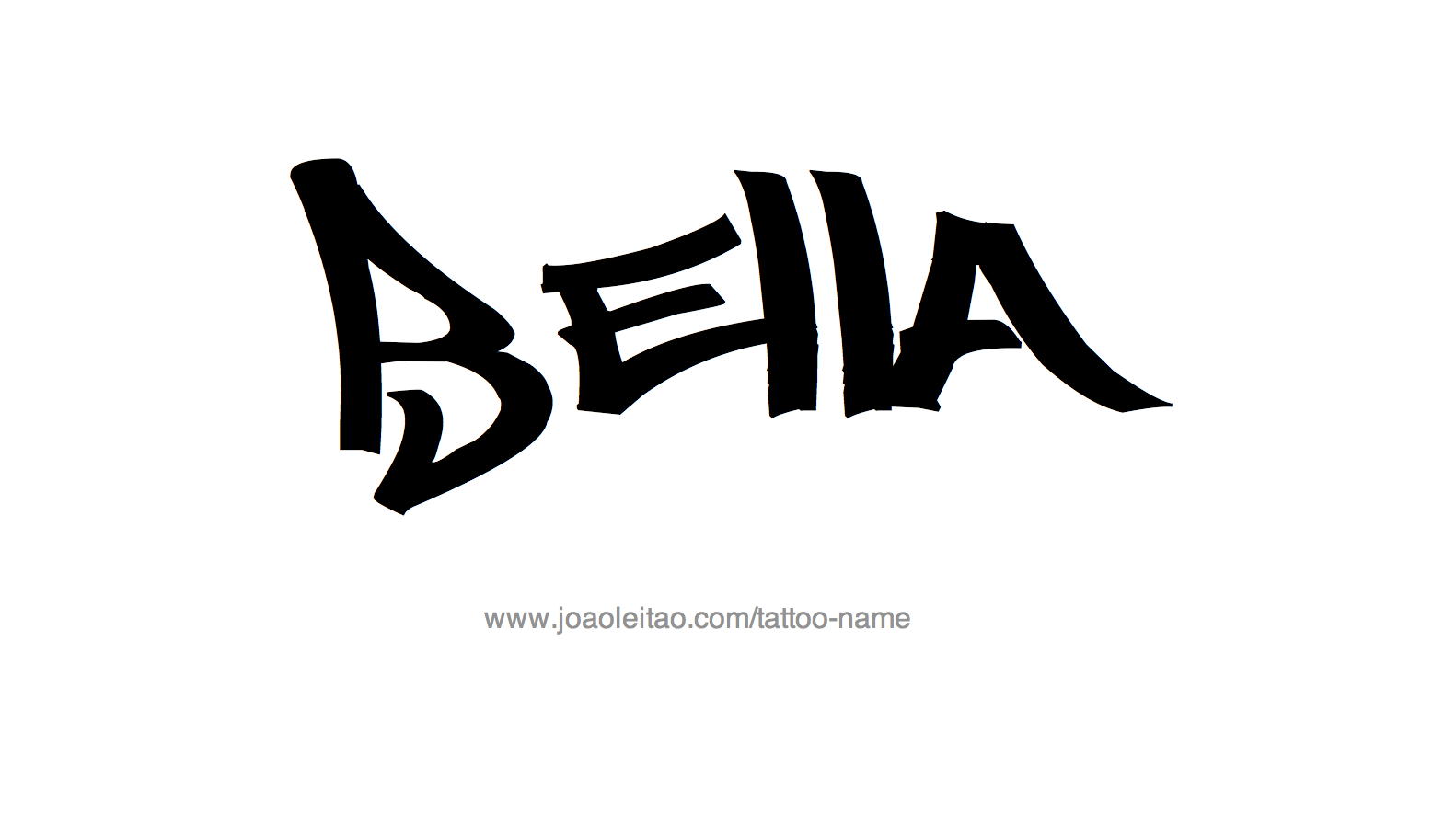 Tattoo Design Name Bella 