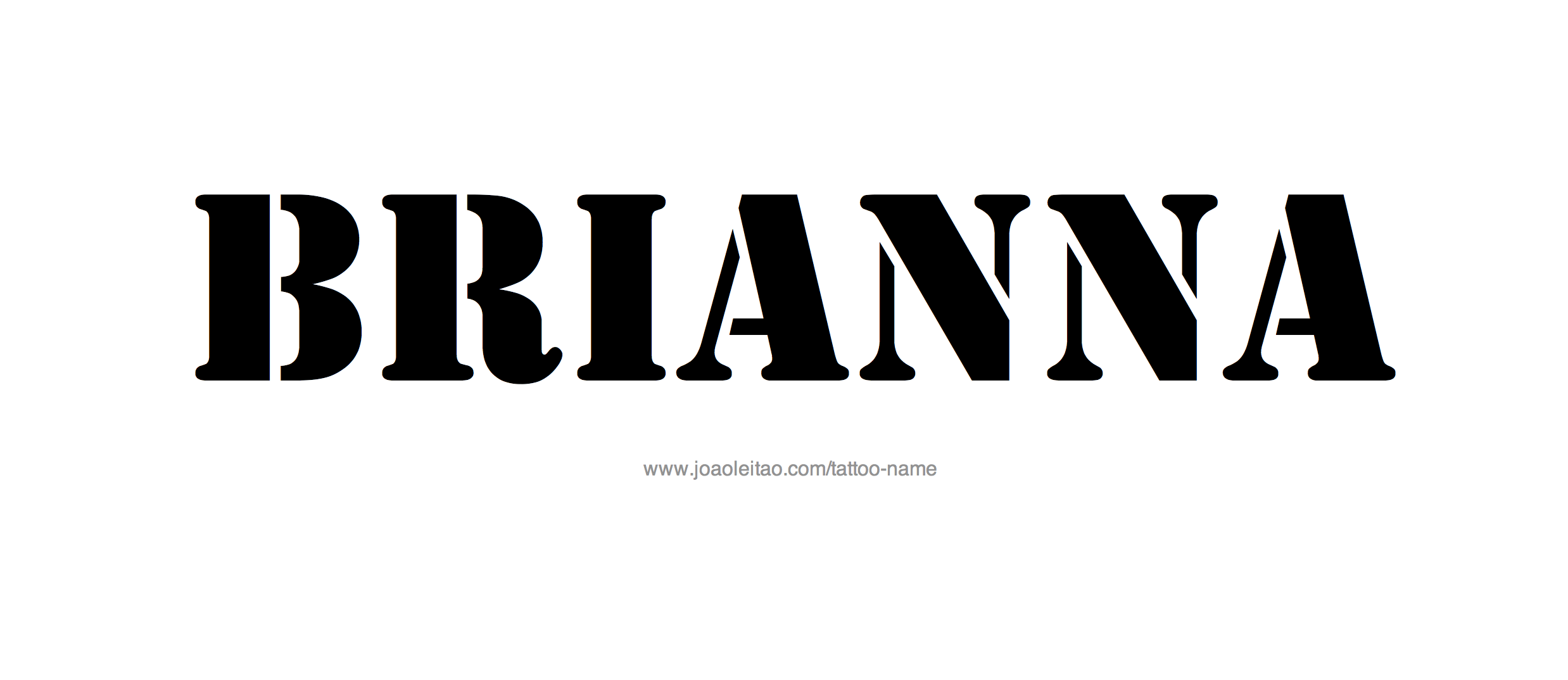 Tattoo Design Name Brianna 