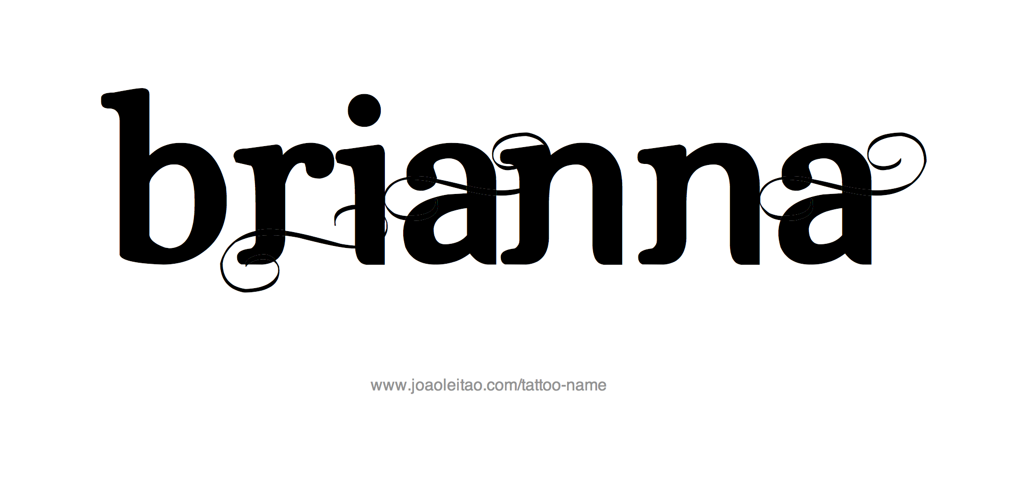 Tattoo Design Name Brianna 