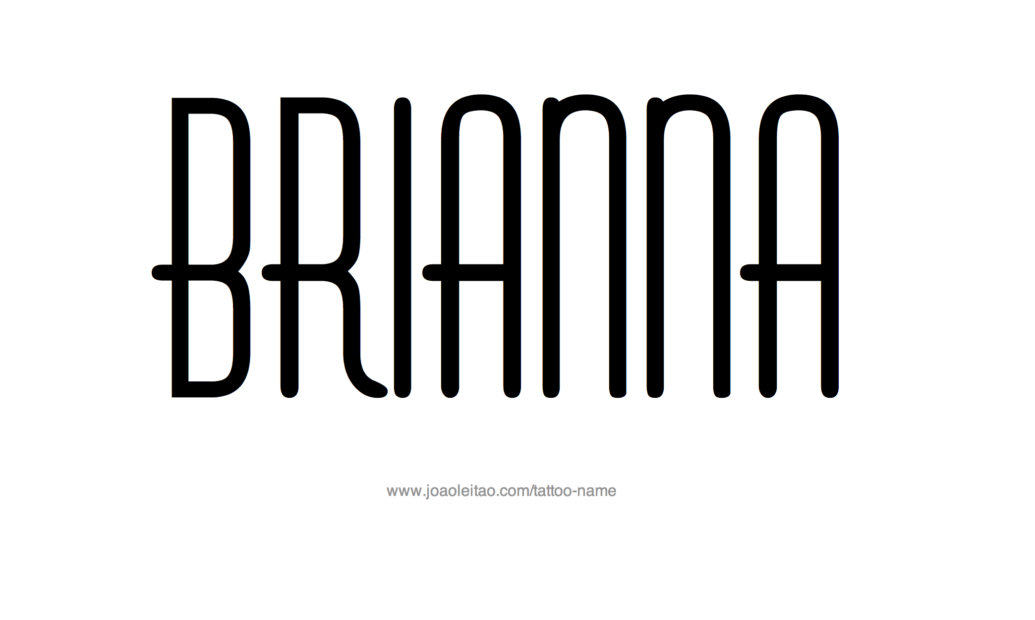 Tattoo Design Name Brianna 