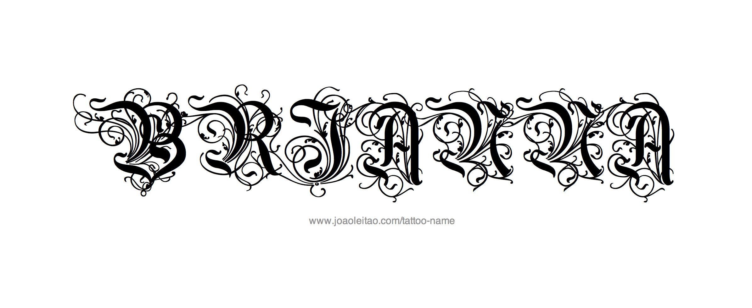 Tattoo Design Name Brianna 