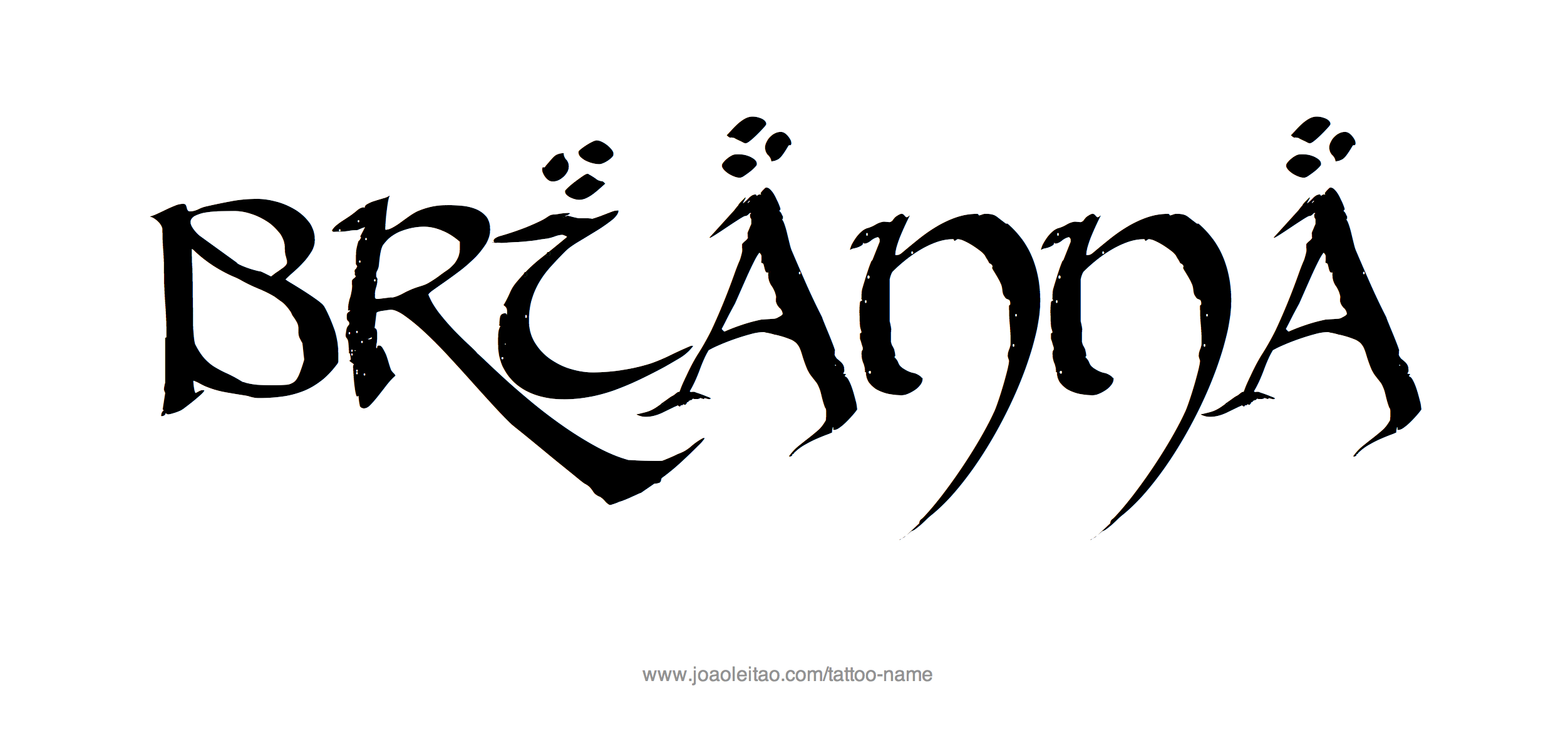 Tattoo Design Name Brianna 