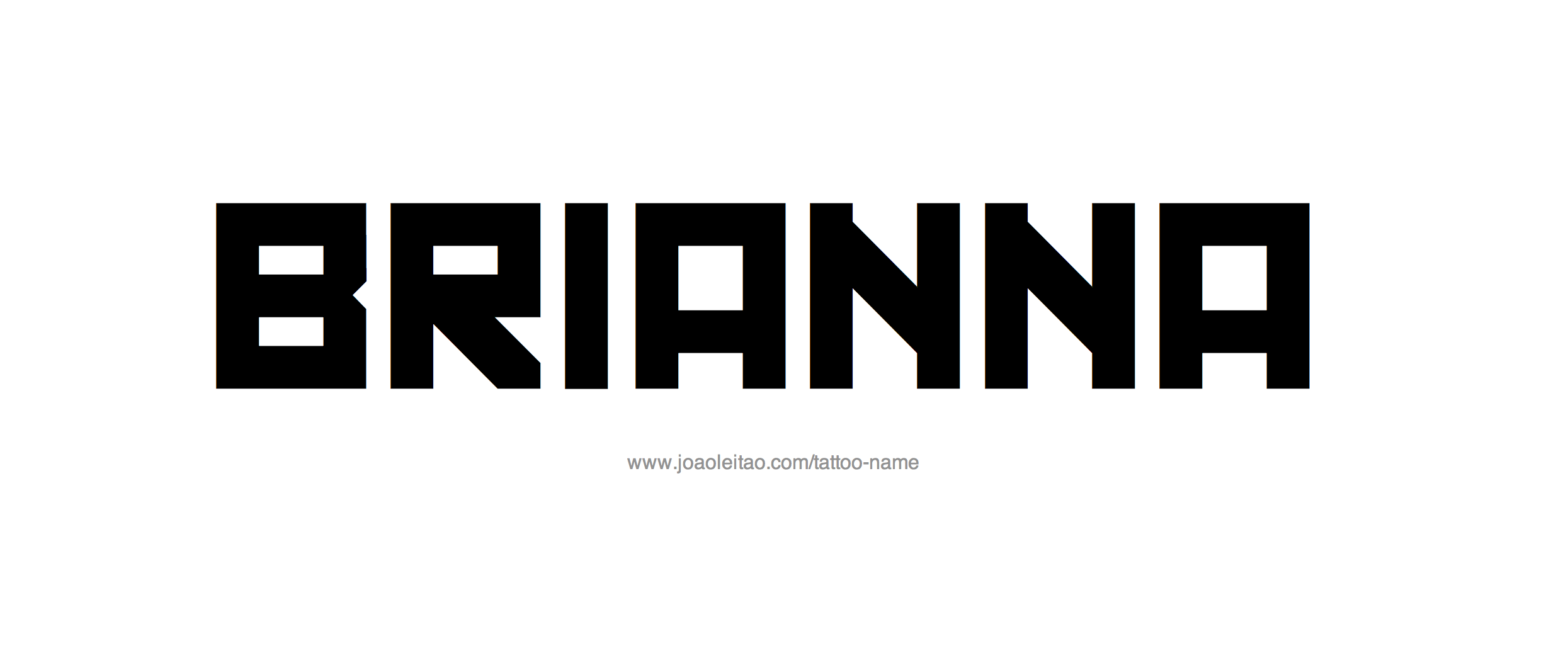 Tattoo Design Name Brianna 