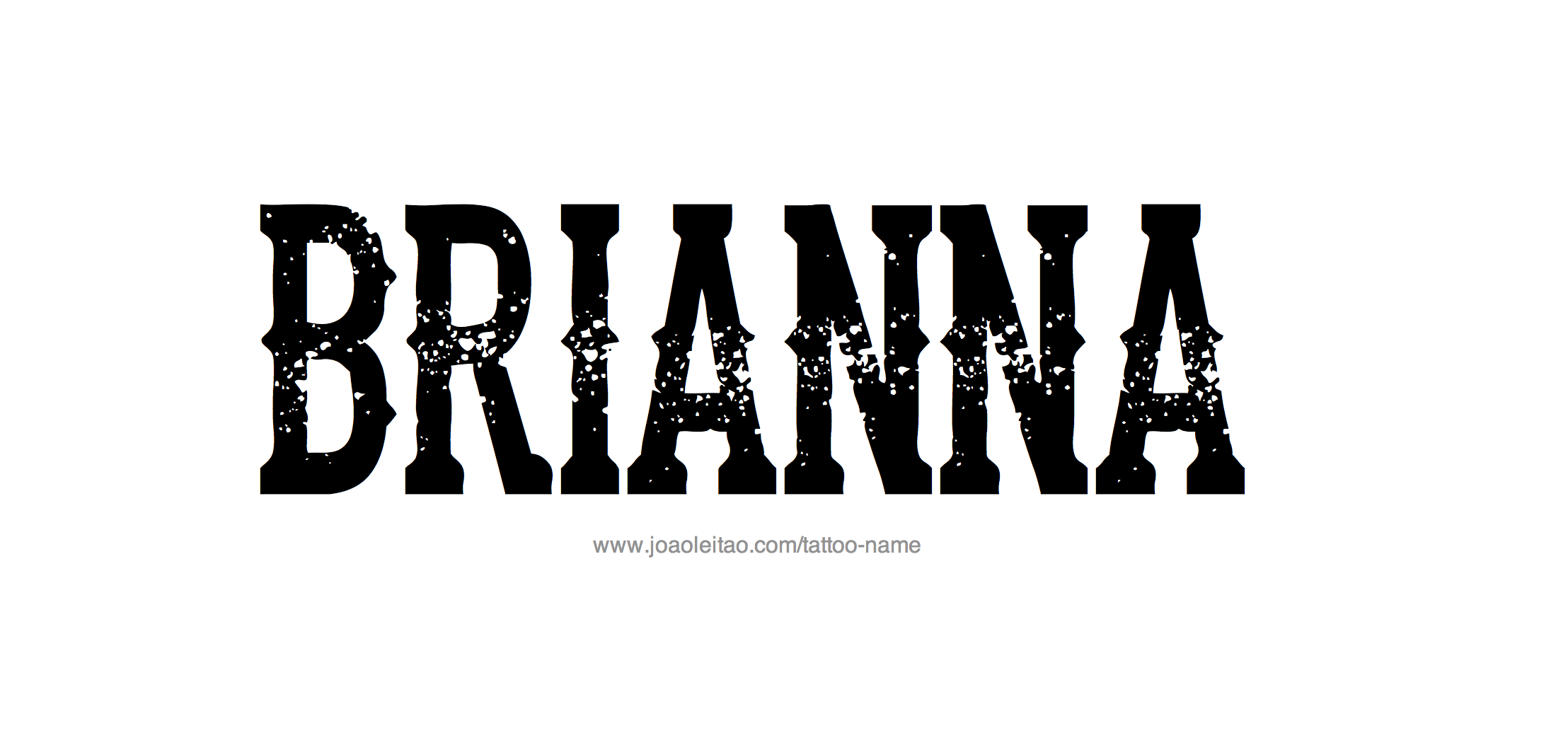 Tattoo Design Name Brianna 