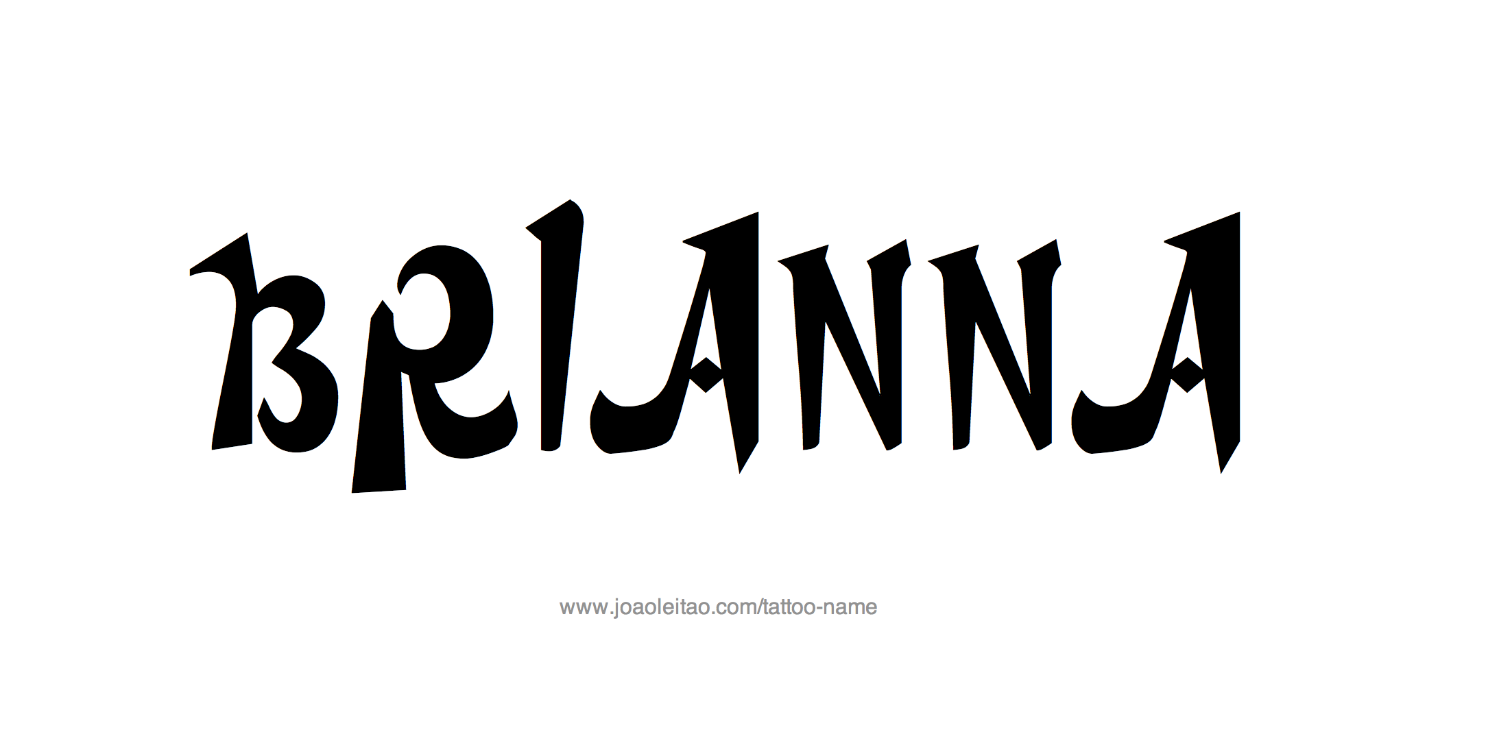 Tattoo Design Name Brianna 