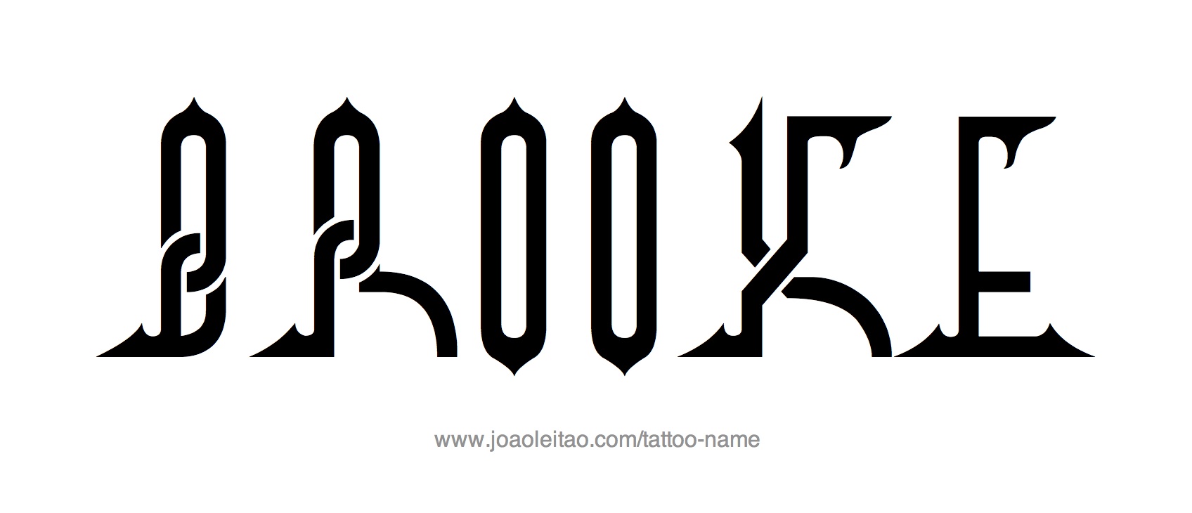 Tattoo Design Name Brooke 