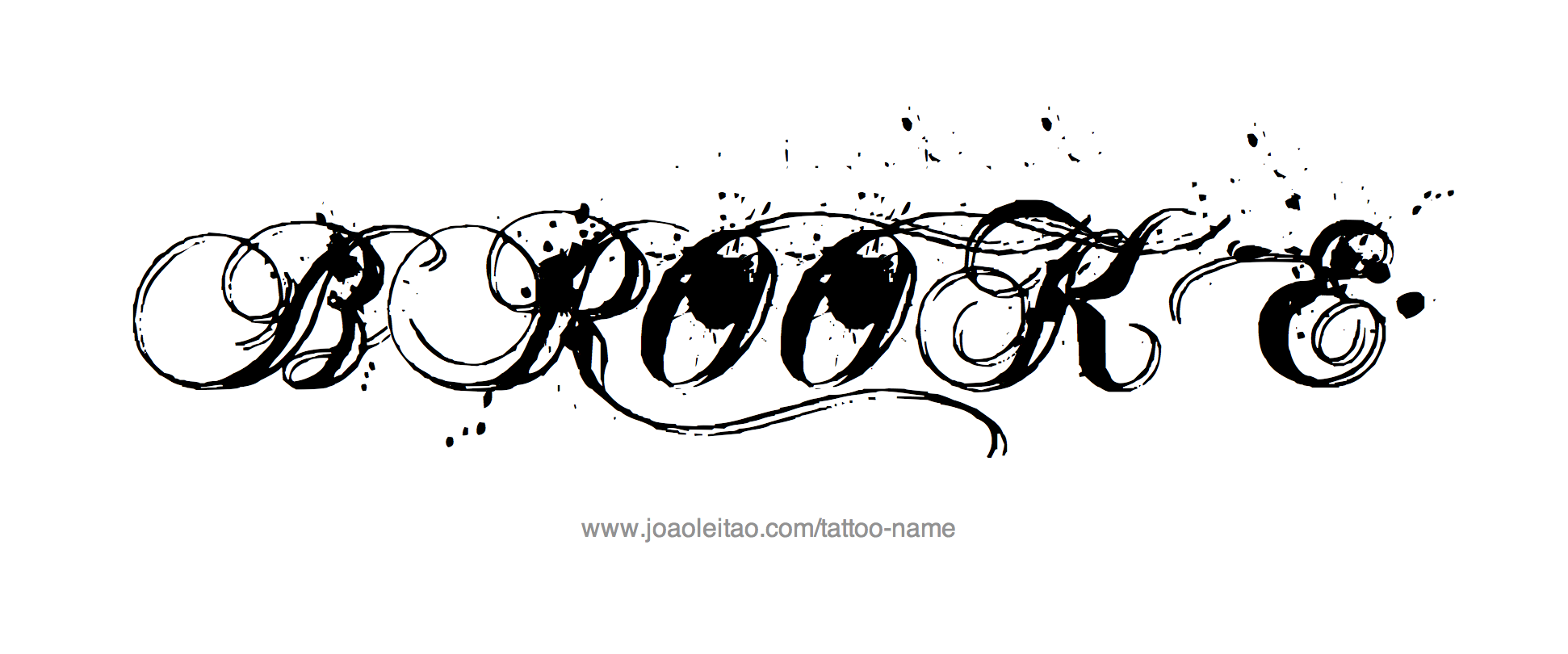 Tattoo Design Name Brooke 