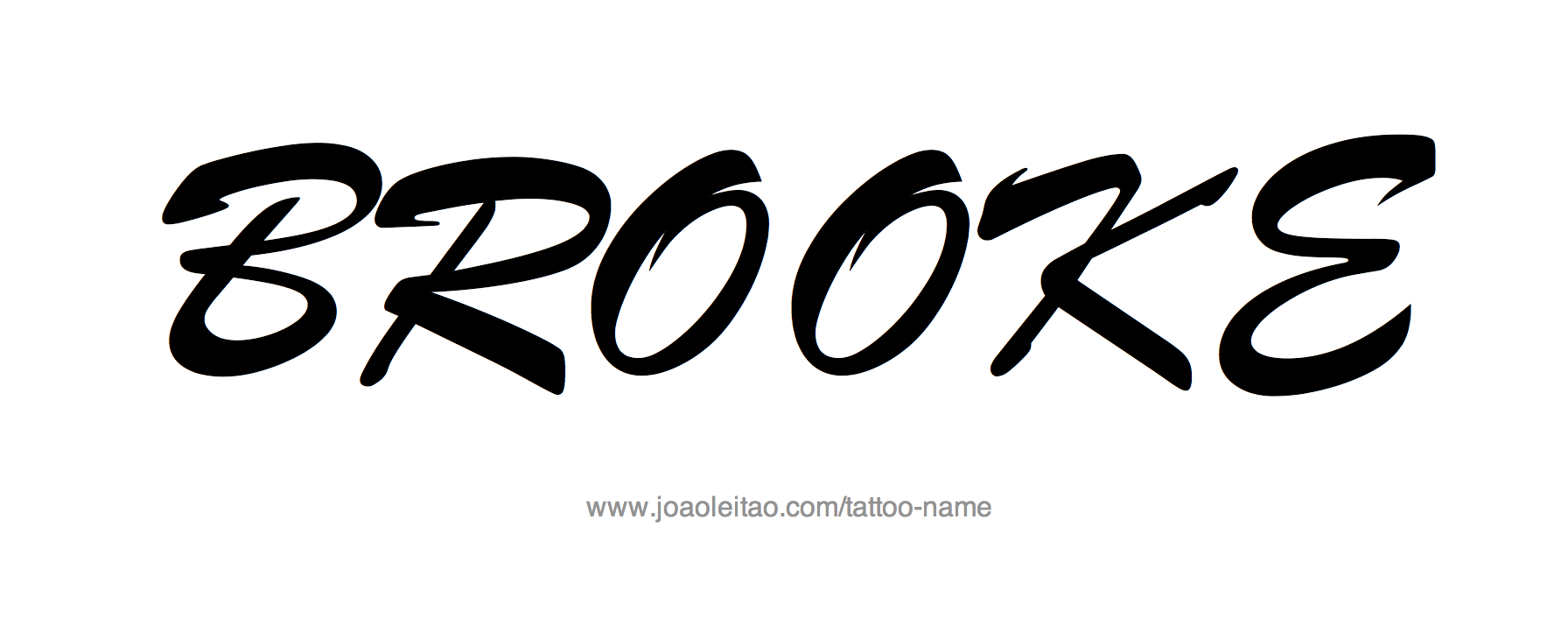 Tattoo Design Name Brooke 