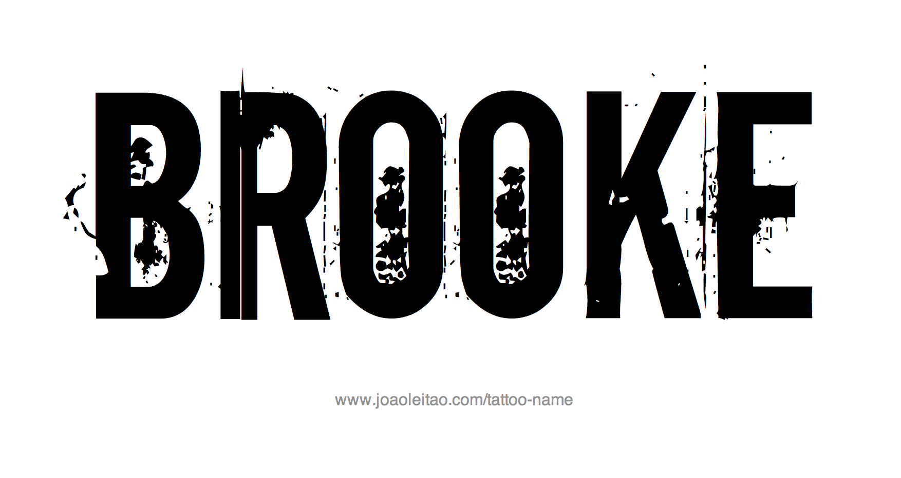 Tattoo Design Name Brooke 