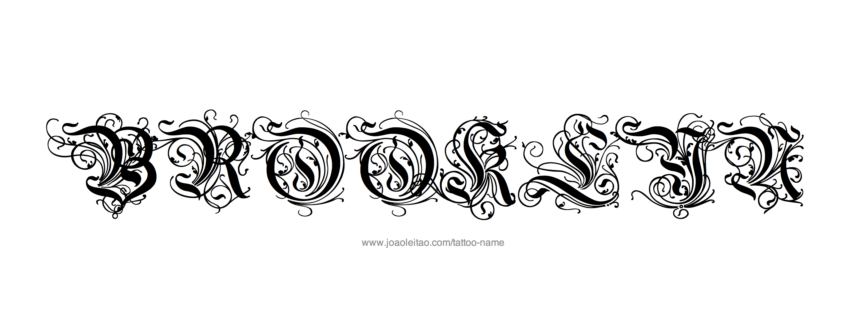 Tattoo Design Name Brooklyn 