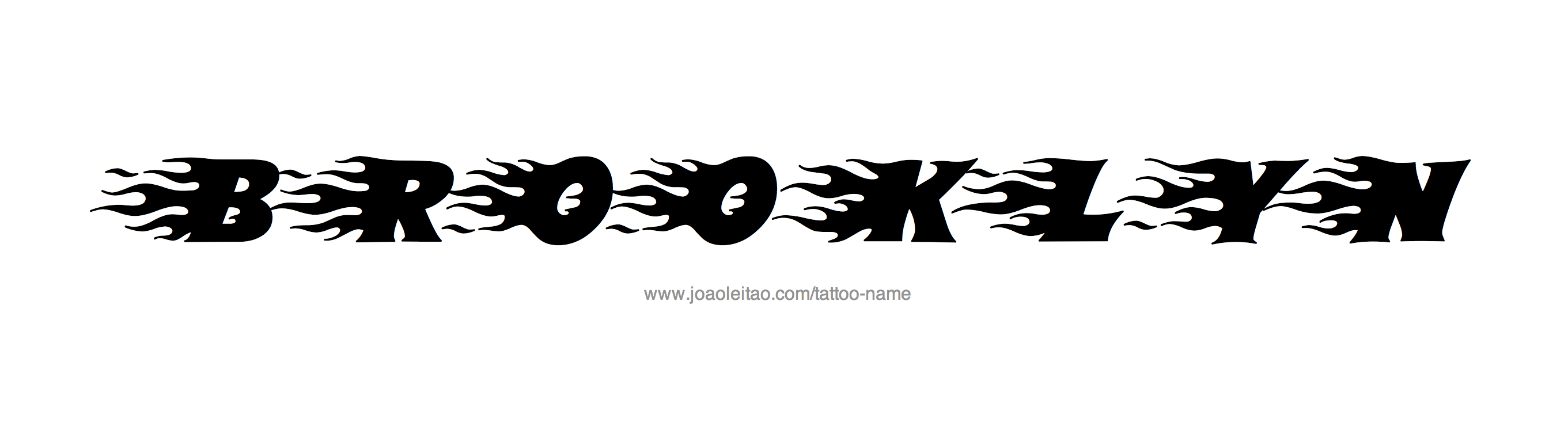 Tattoo Design Name Brooklyn 