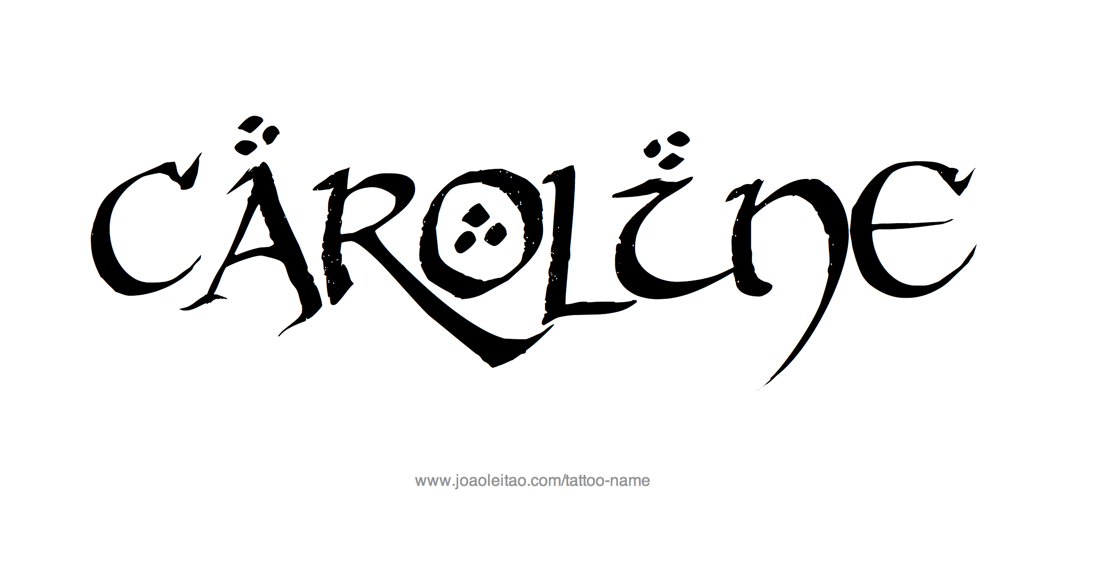 Tattoo Design Name Caroline 