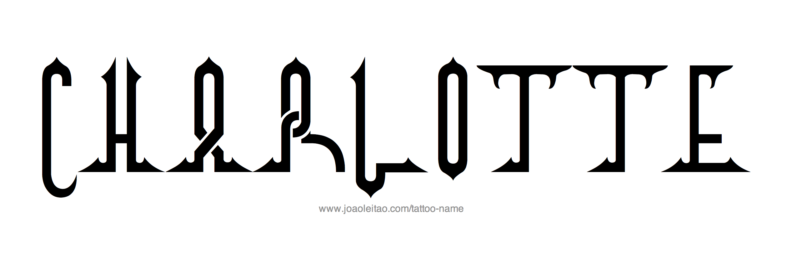 Tattoo Design Name Charlotte 