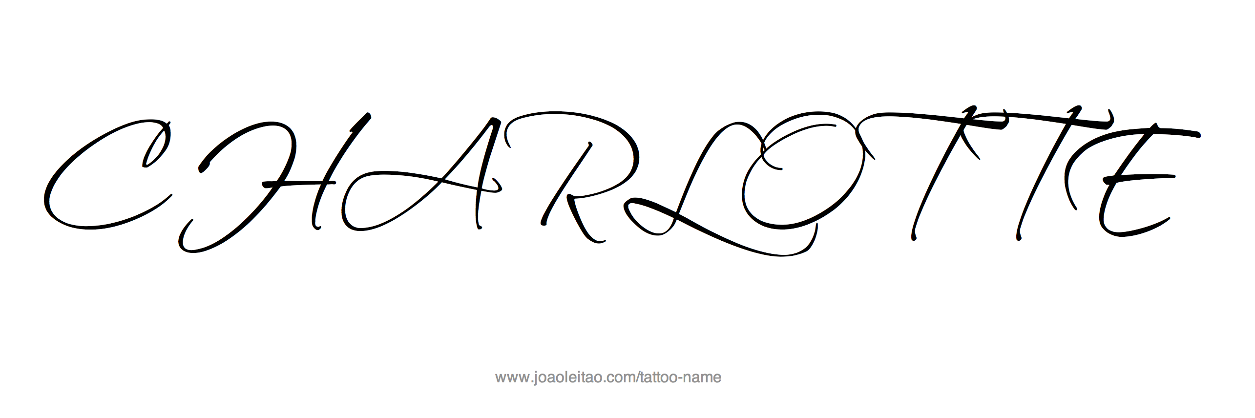 Tattoo Design Name Charlotte 