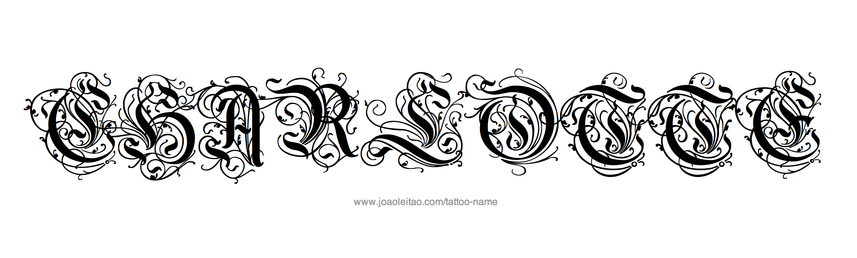 Tattoo Design Name Charlotte 