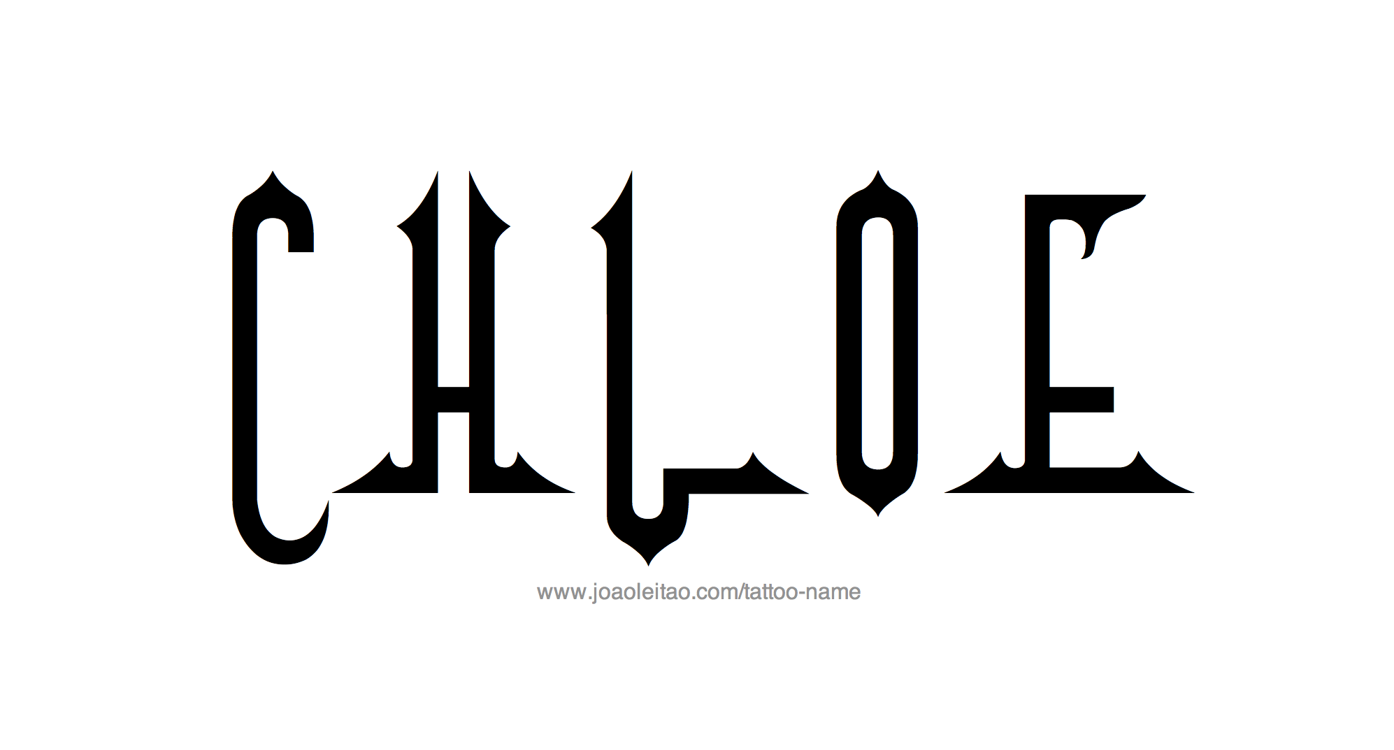 Tattoo Design Name Chloe 