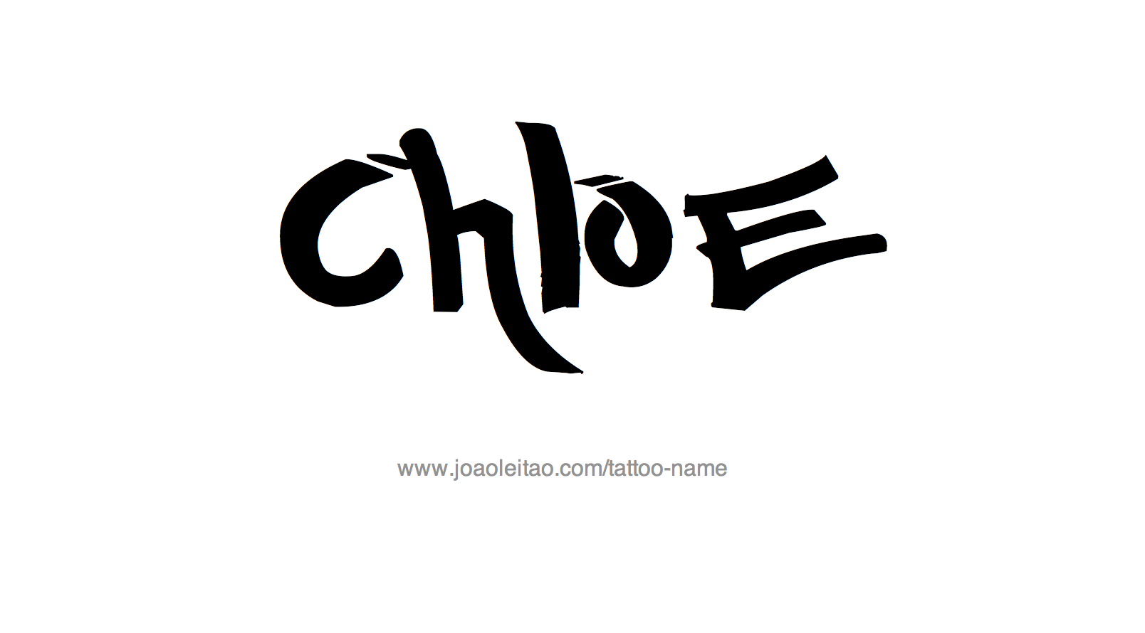 Tattoo Design Name Chloe 