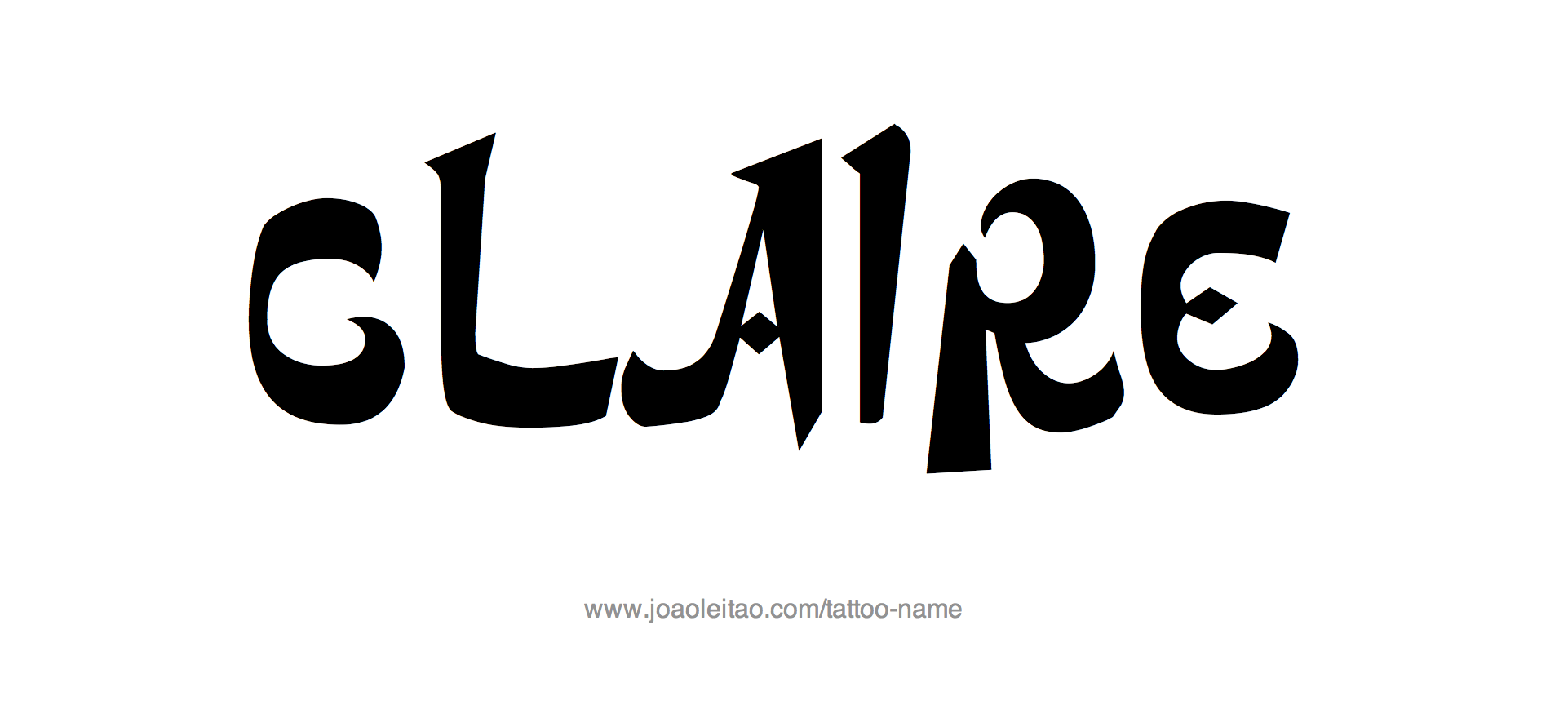 Tattoo Design Name Claire 