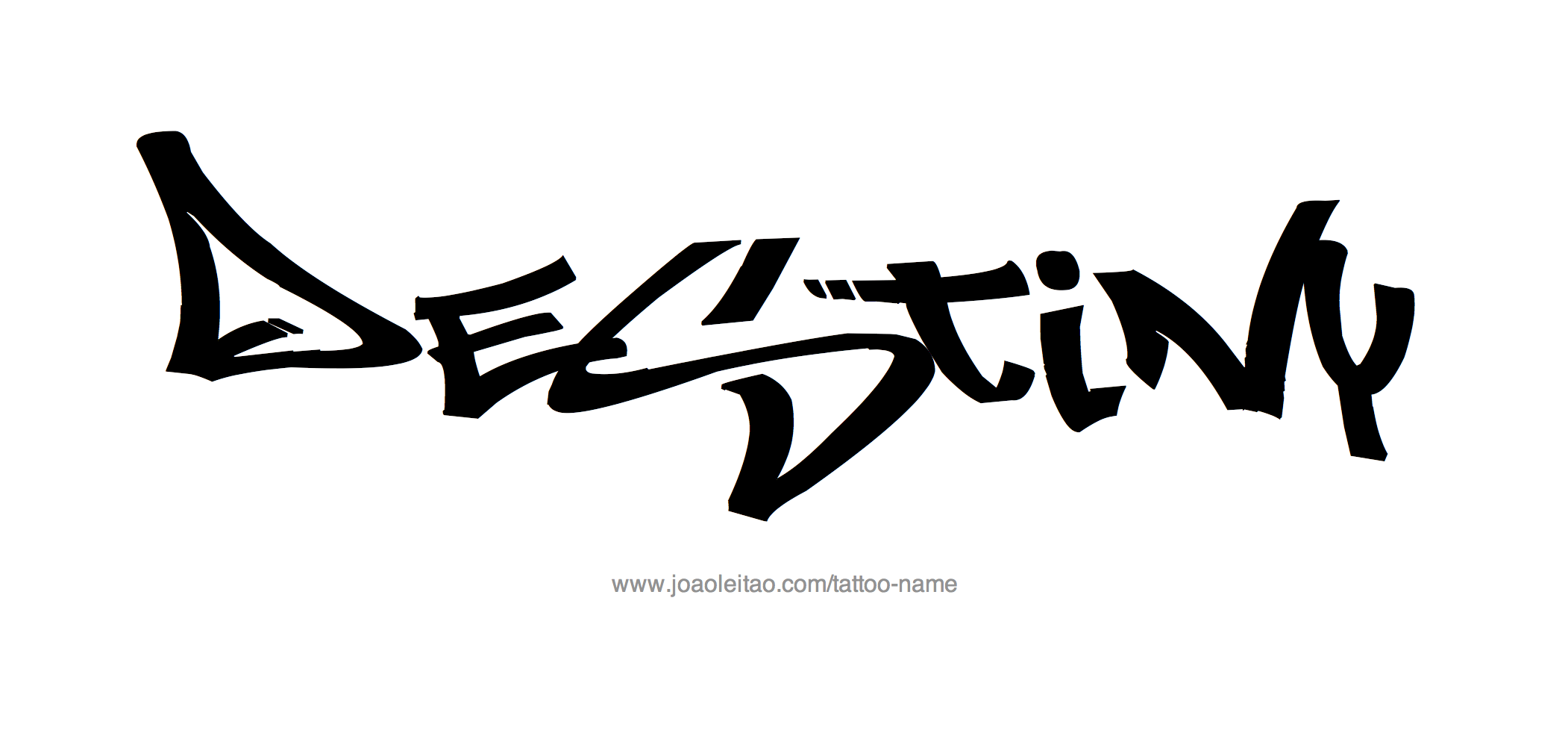 Tattoo Design Name Destiny 