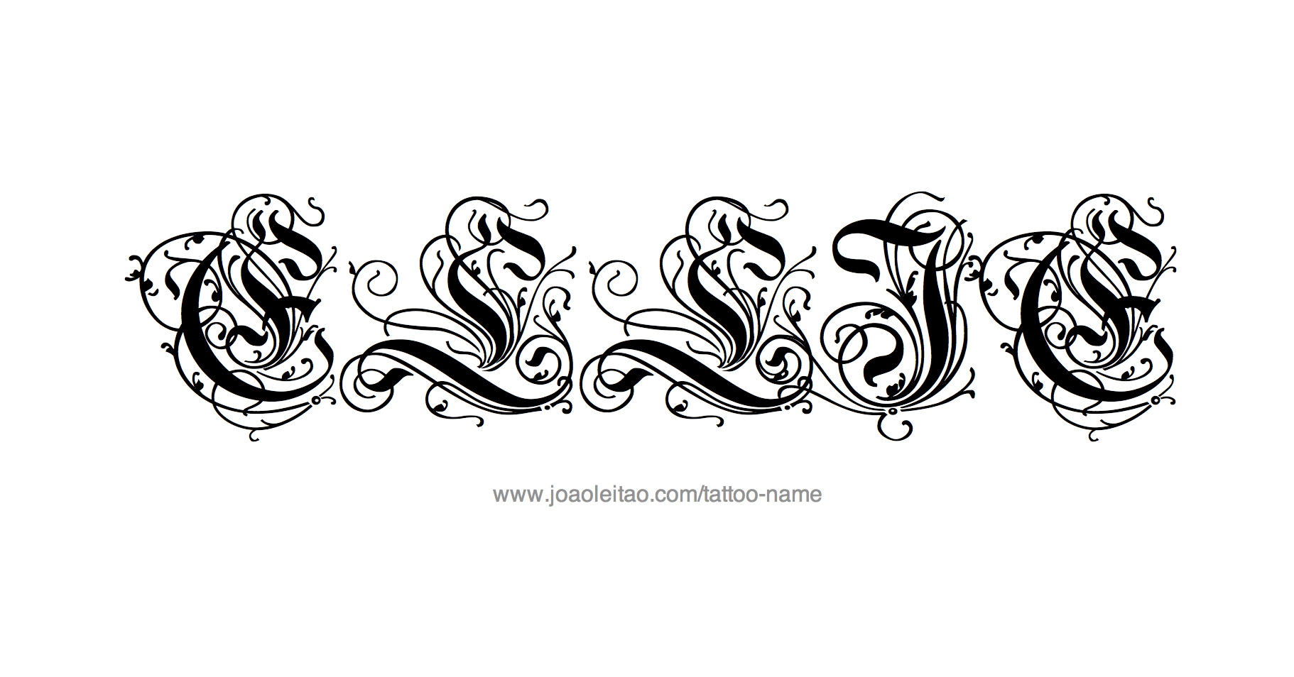 Ellie Name Tattoo Designs