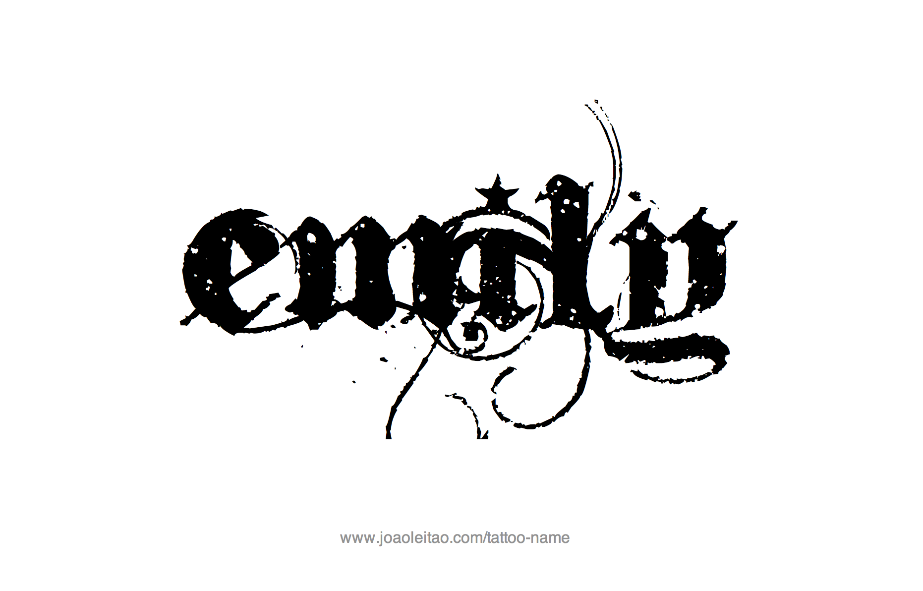 Tattoo Design Name Emily 