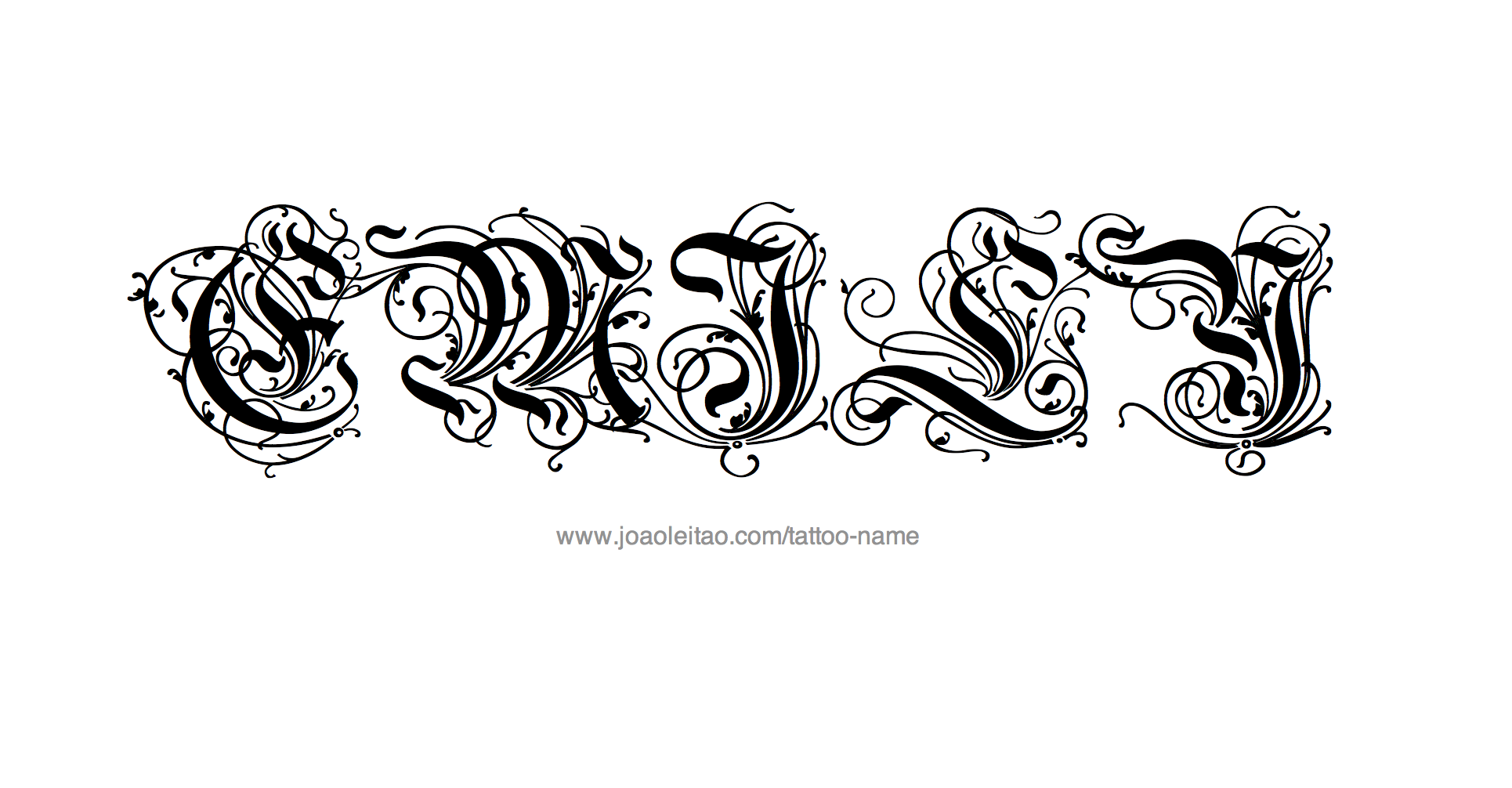 Tattoo Design Name Emily 