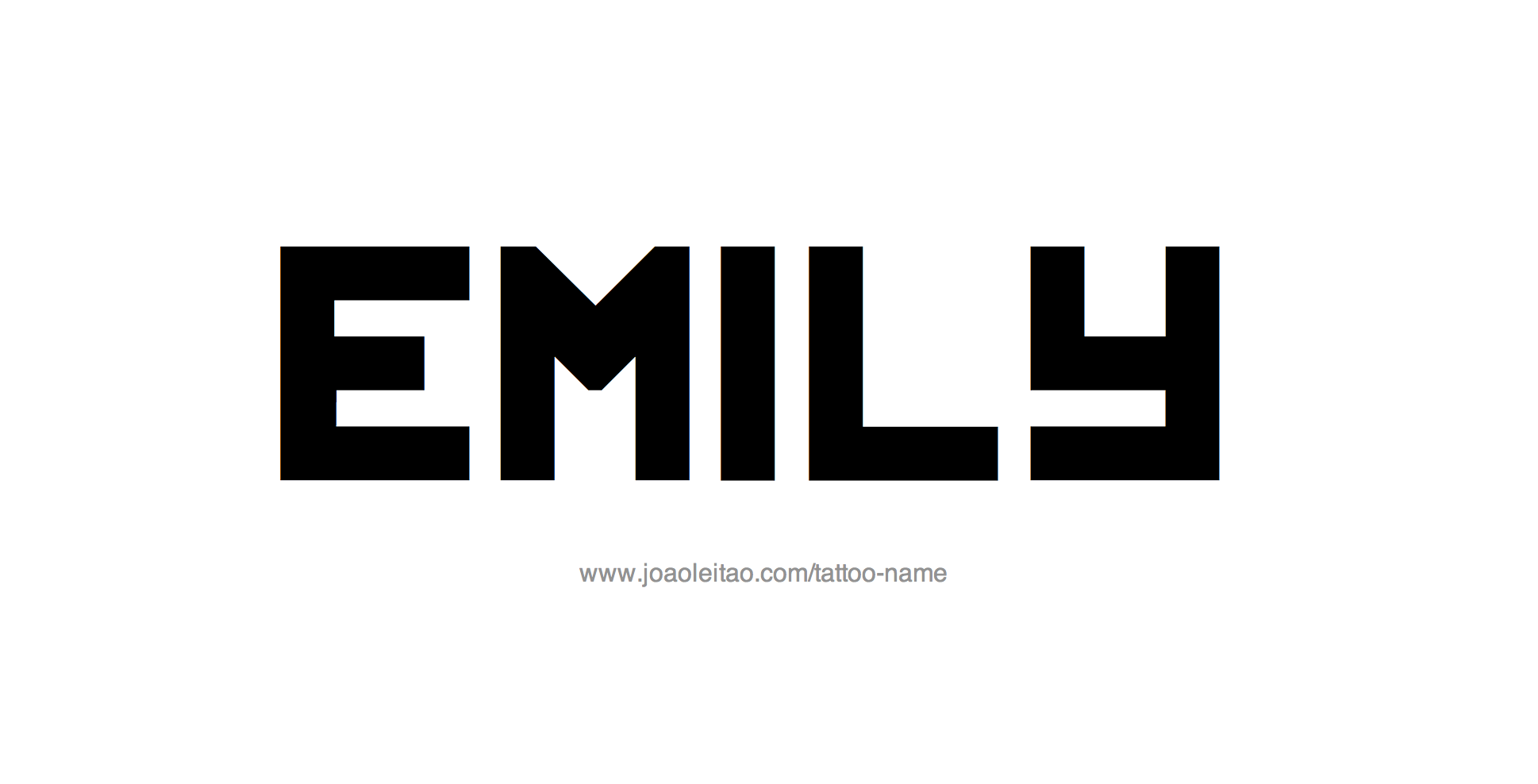 Tattoo Design Name Emily 