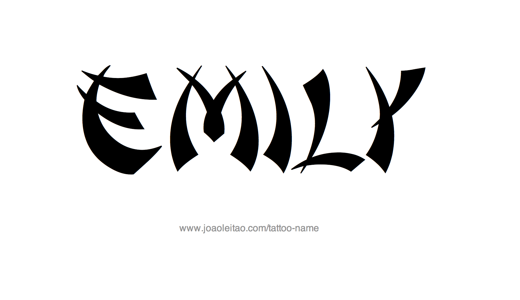 Tattoo Design Name Emily 