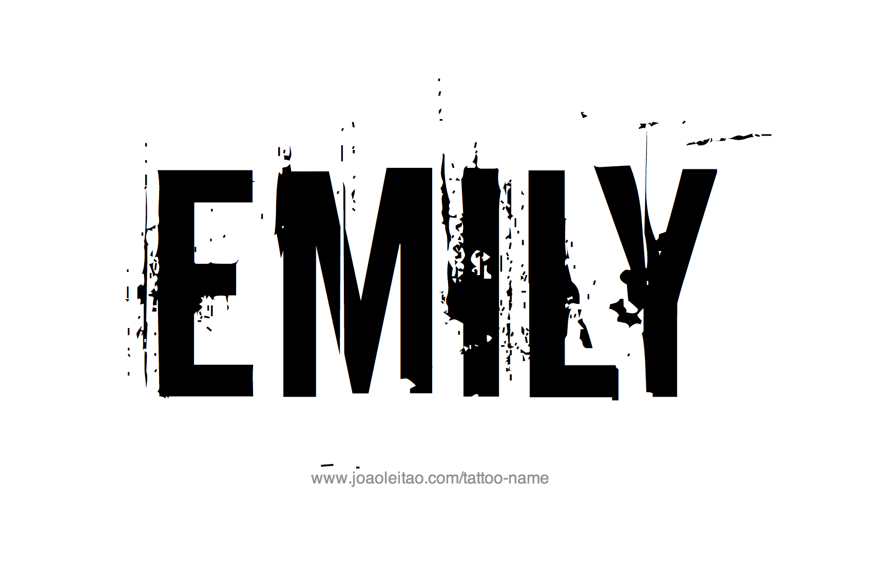 Tattoo Design Name Emily 