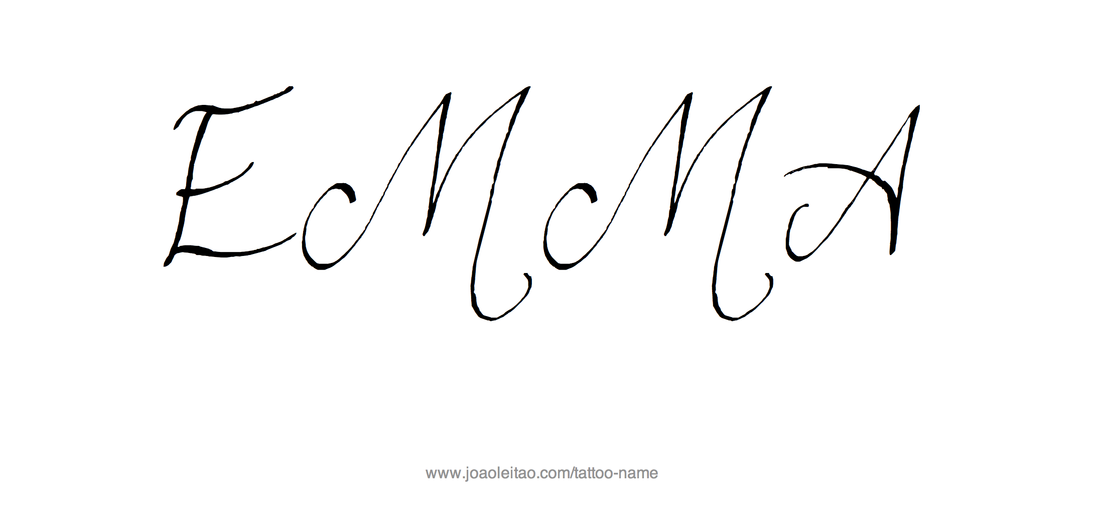 Tattoo Design Name Emma 