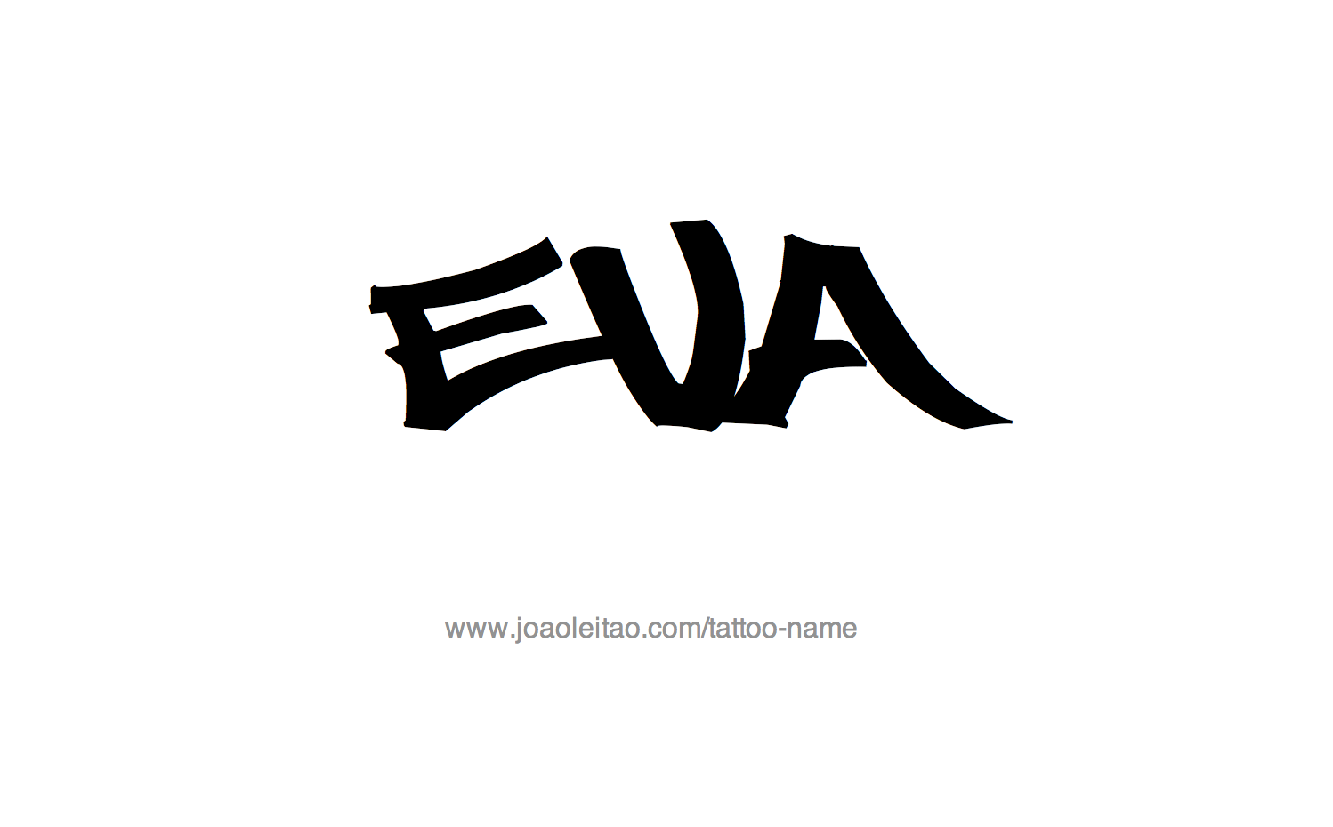 Tattoo Design Name Eva 