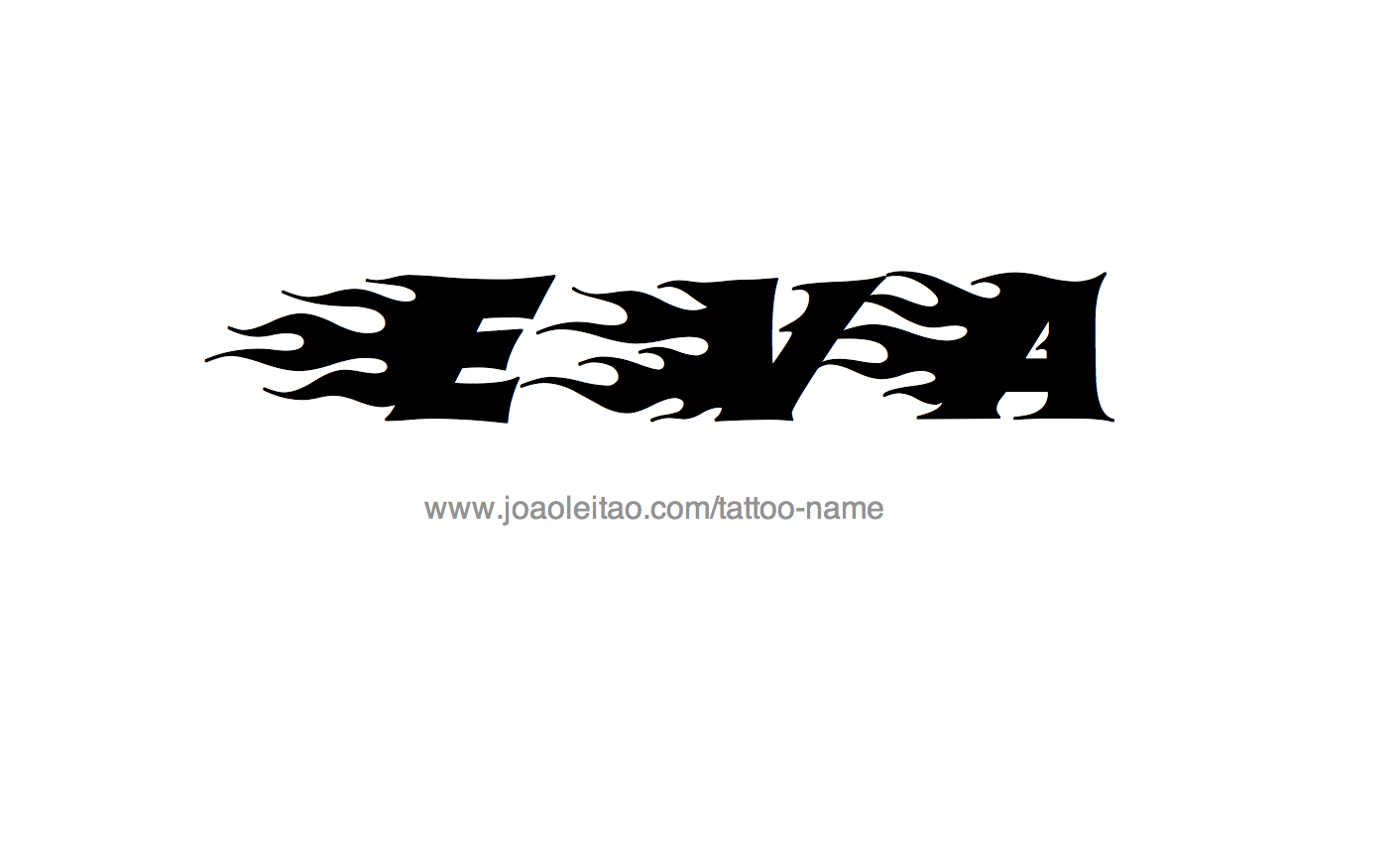 Tattoo Design Name Eva 