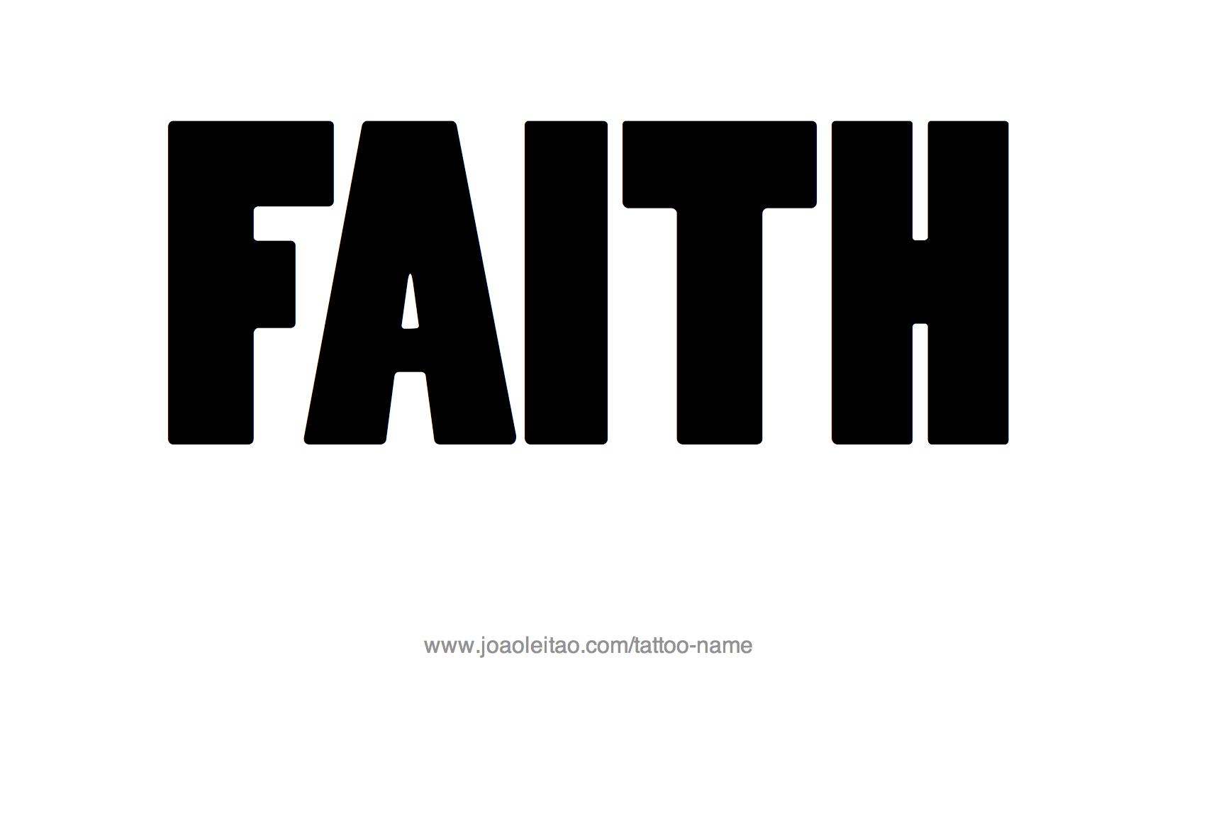 Tattoo Design Name Faith 