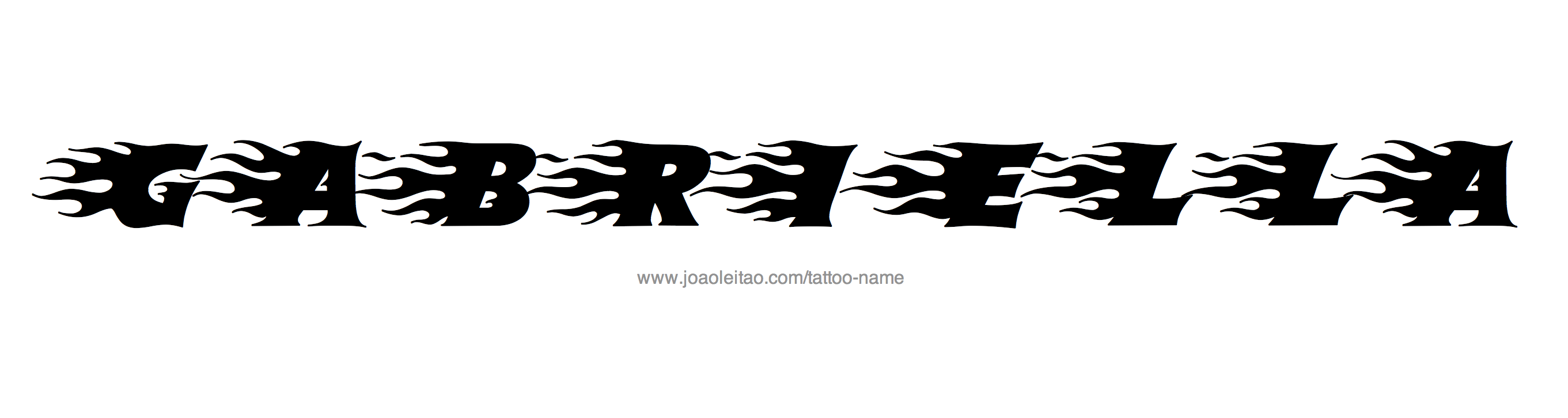 Tattoo Design Name Gabriella 