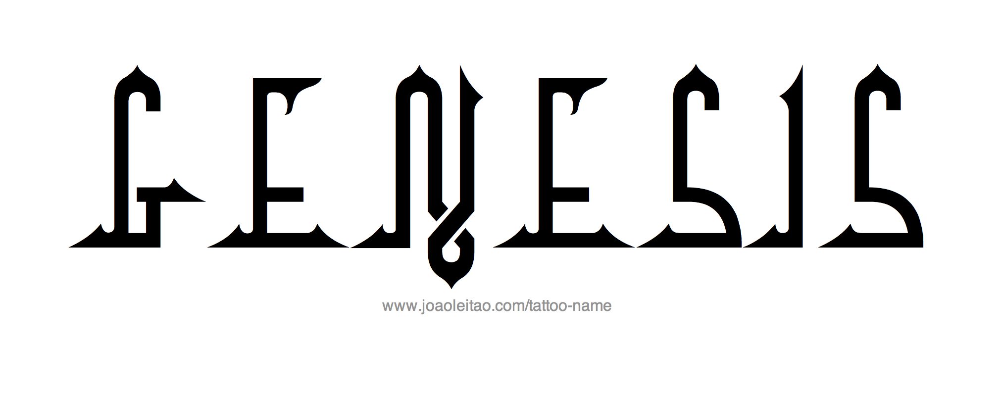 Tattoo Design Name Genesis 