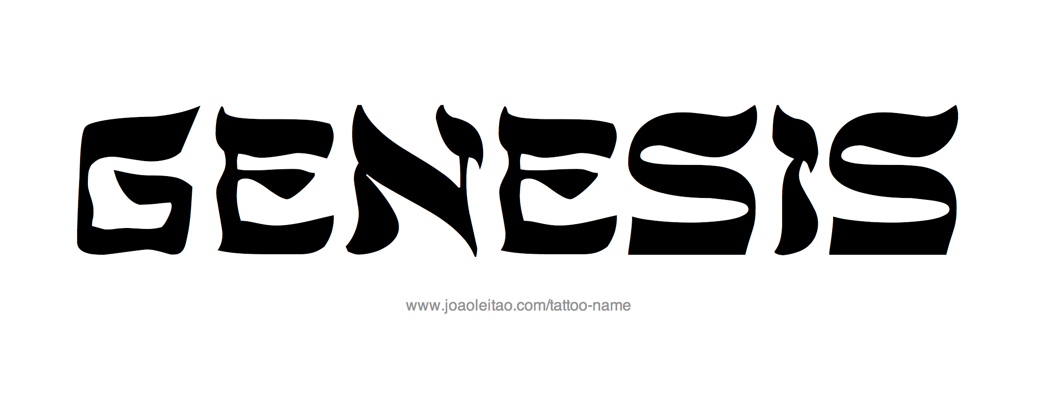 Tattoo Design Name Genesis 